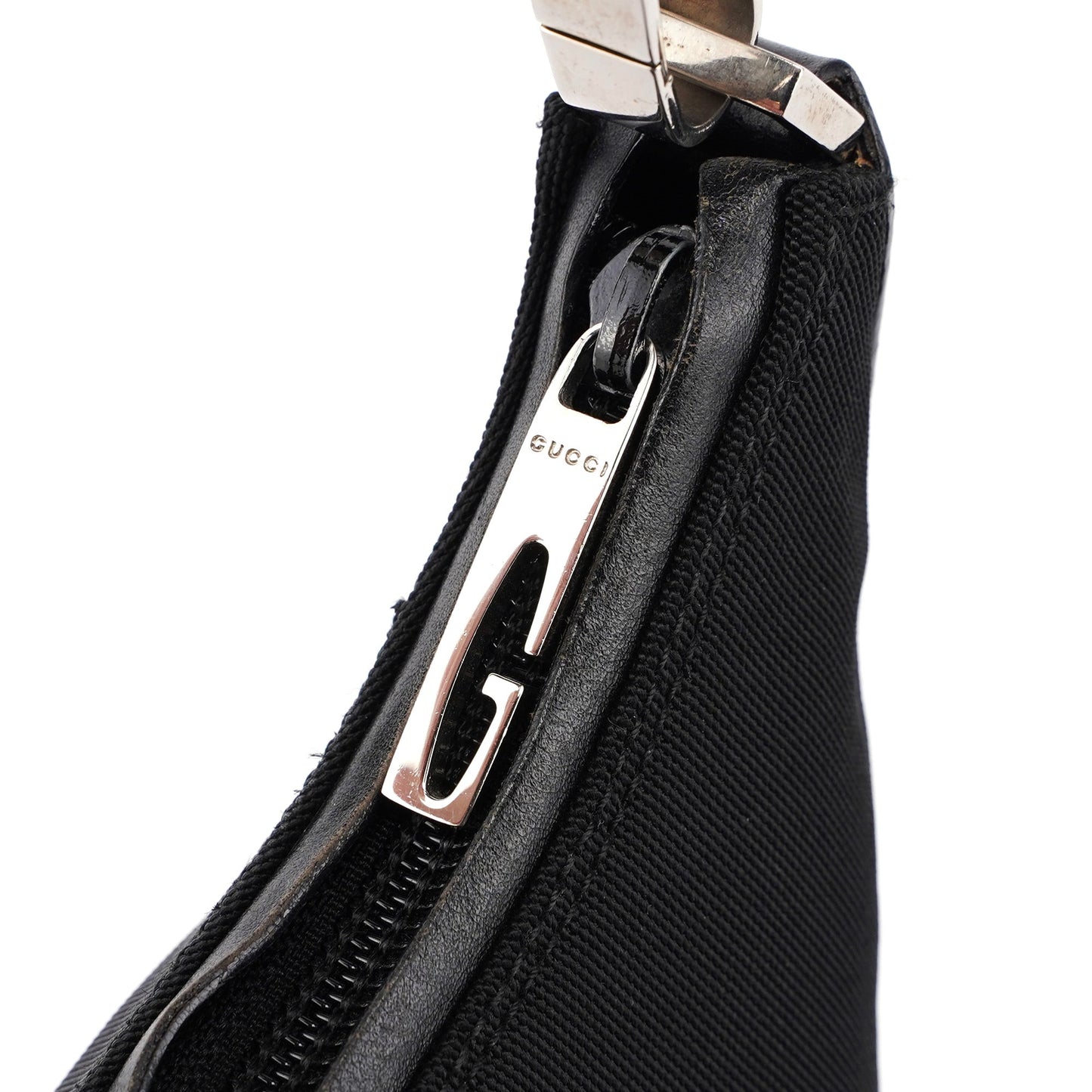 Black Canvas Shoulder Bag