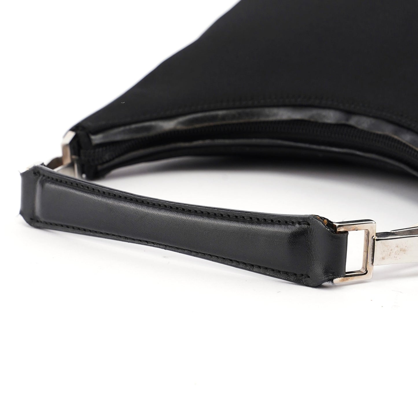 Black Canvas Shoulder Bag