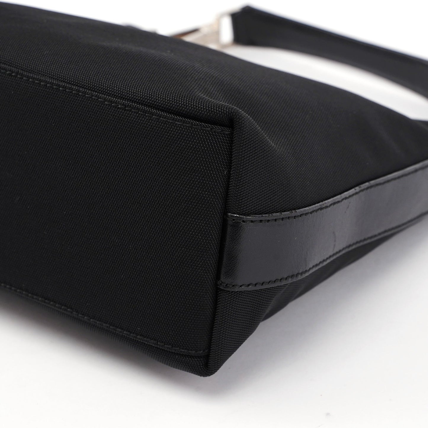 Black Canvas Shoulder Bag