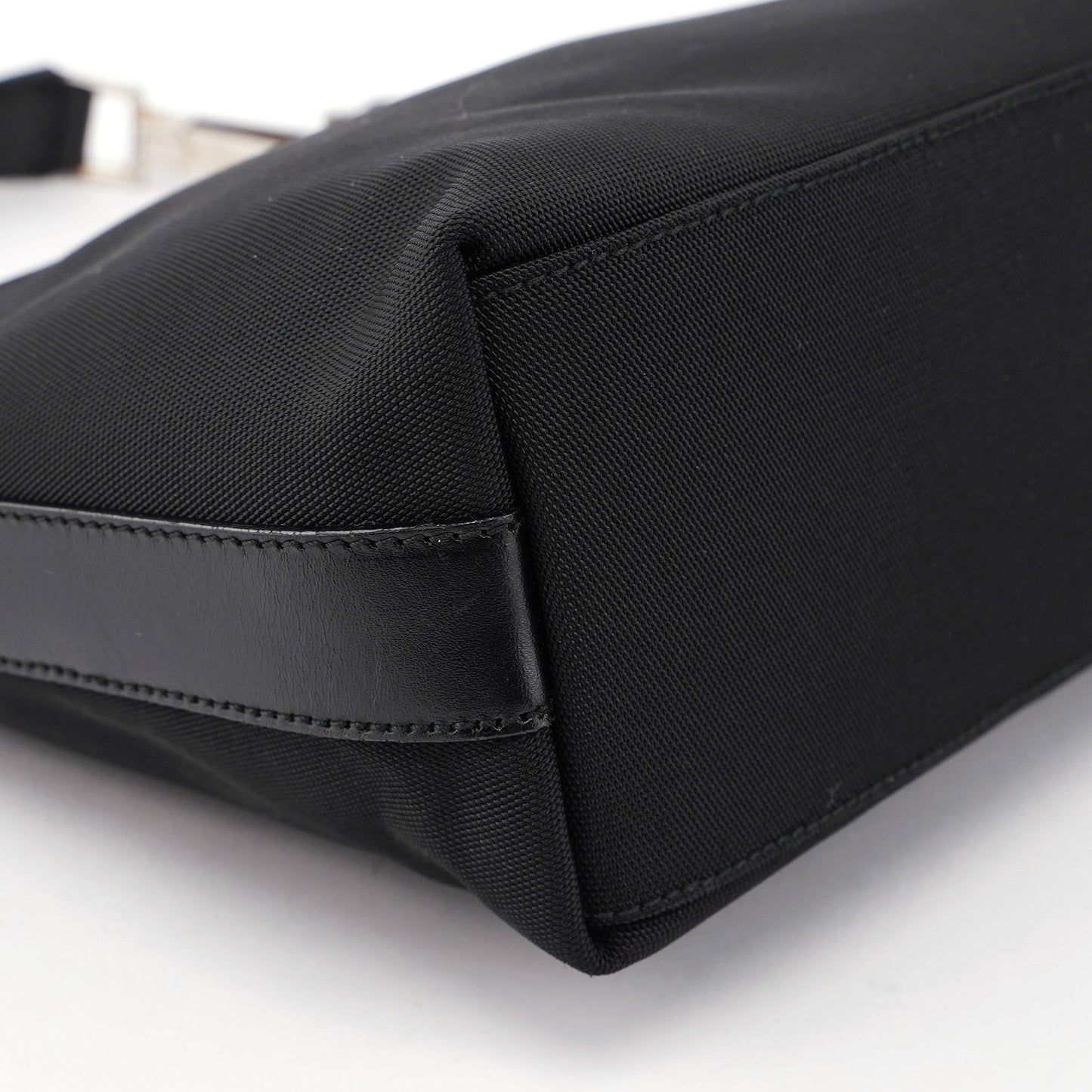 Black Canvas Shoulder Bag