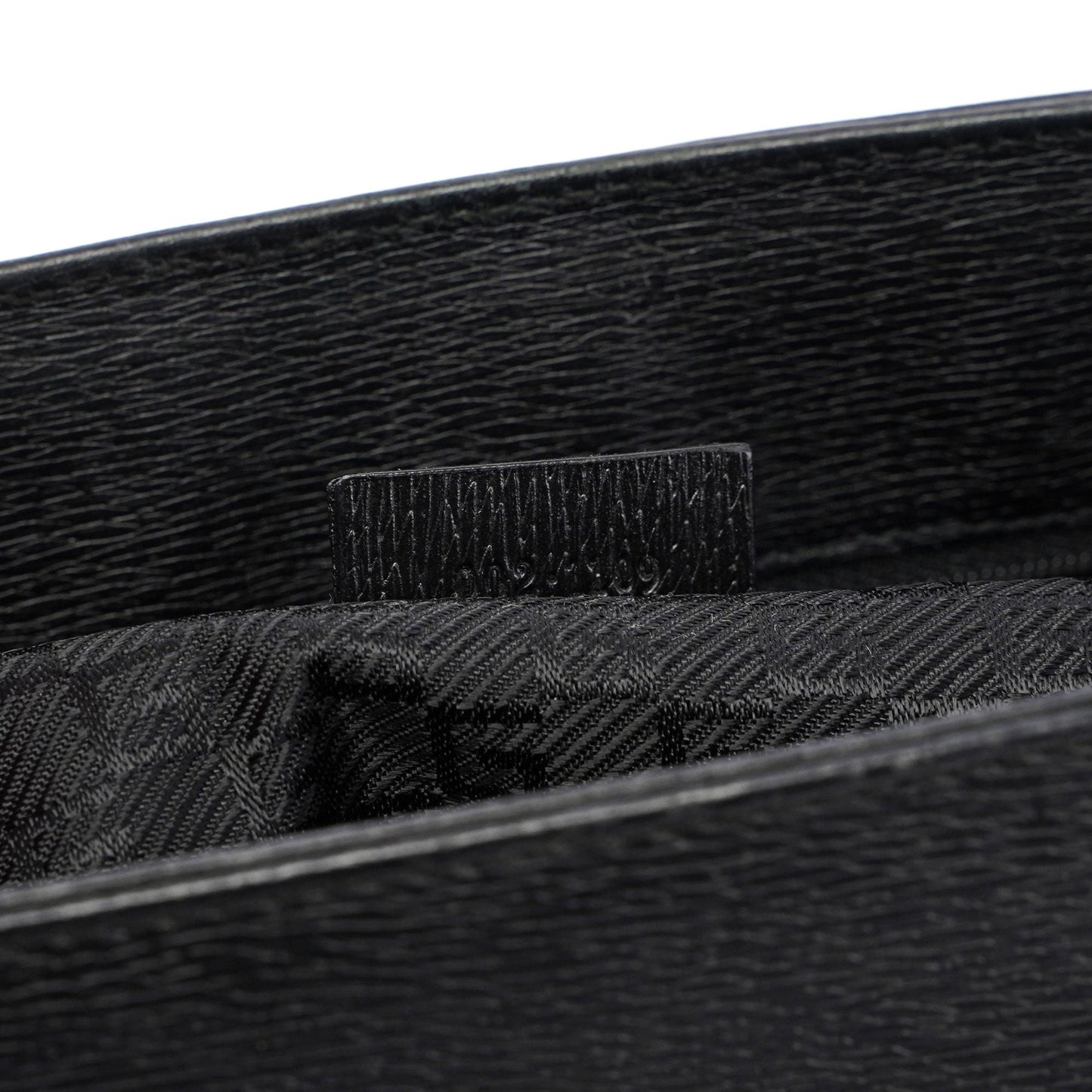 Black Canvas Square G Tote