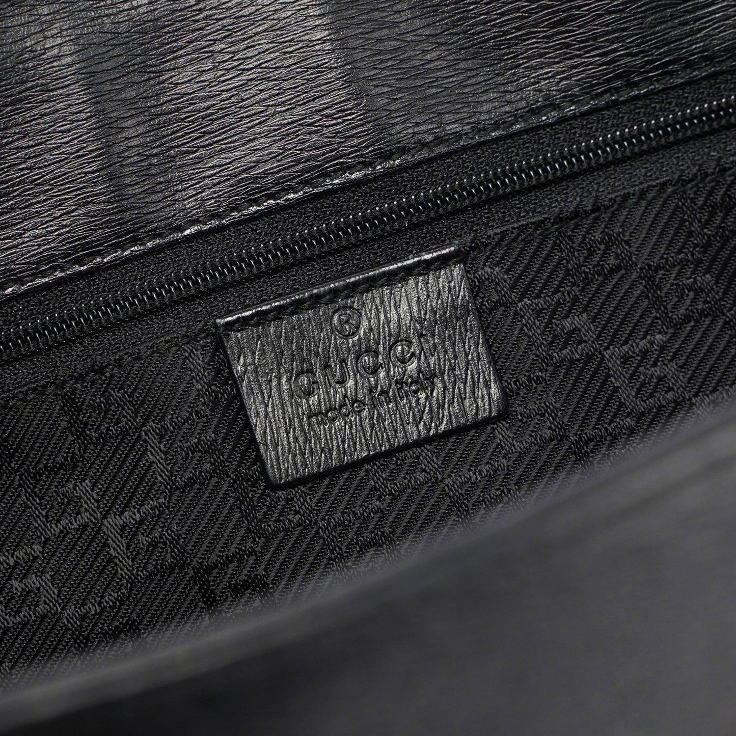 Black Canvas Square G Tote