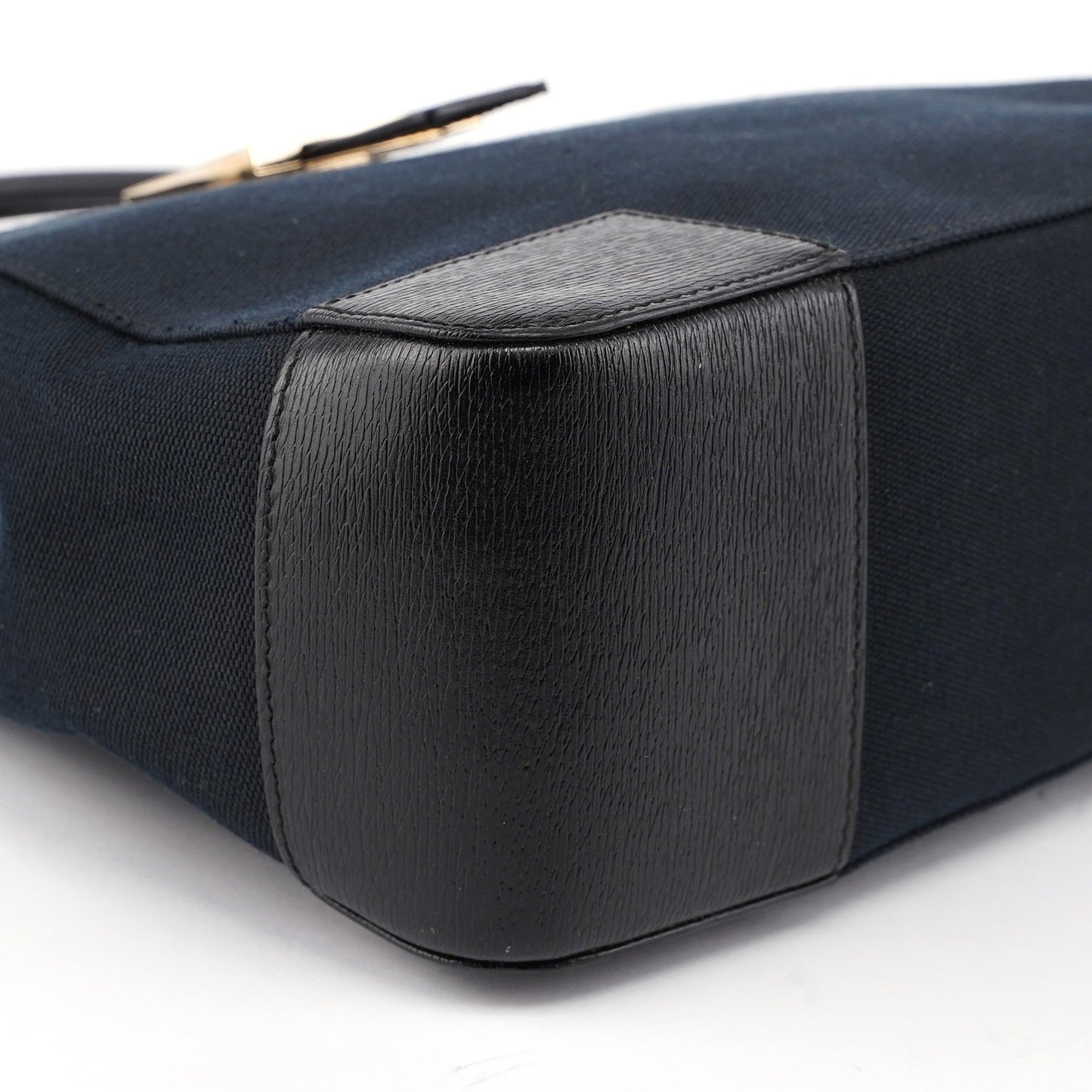 Black Canvas Square G Tote Bag