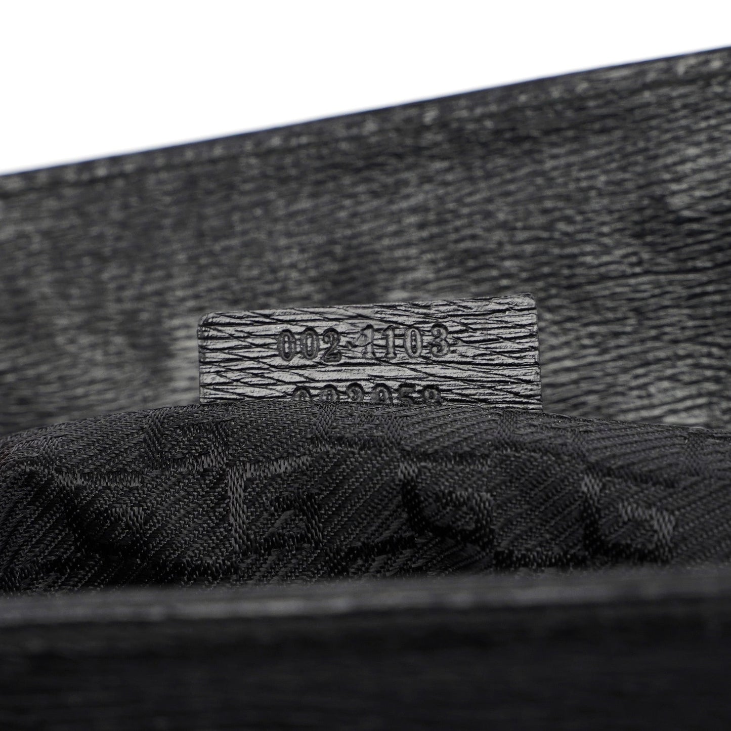 Black Canvas Square G Tote Bag