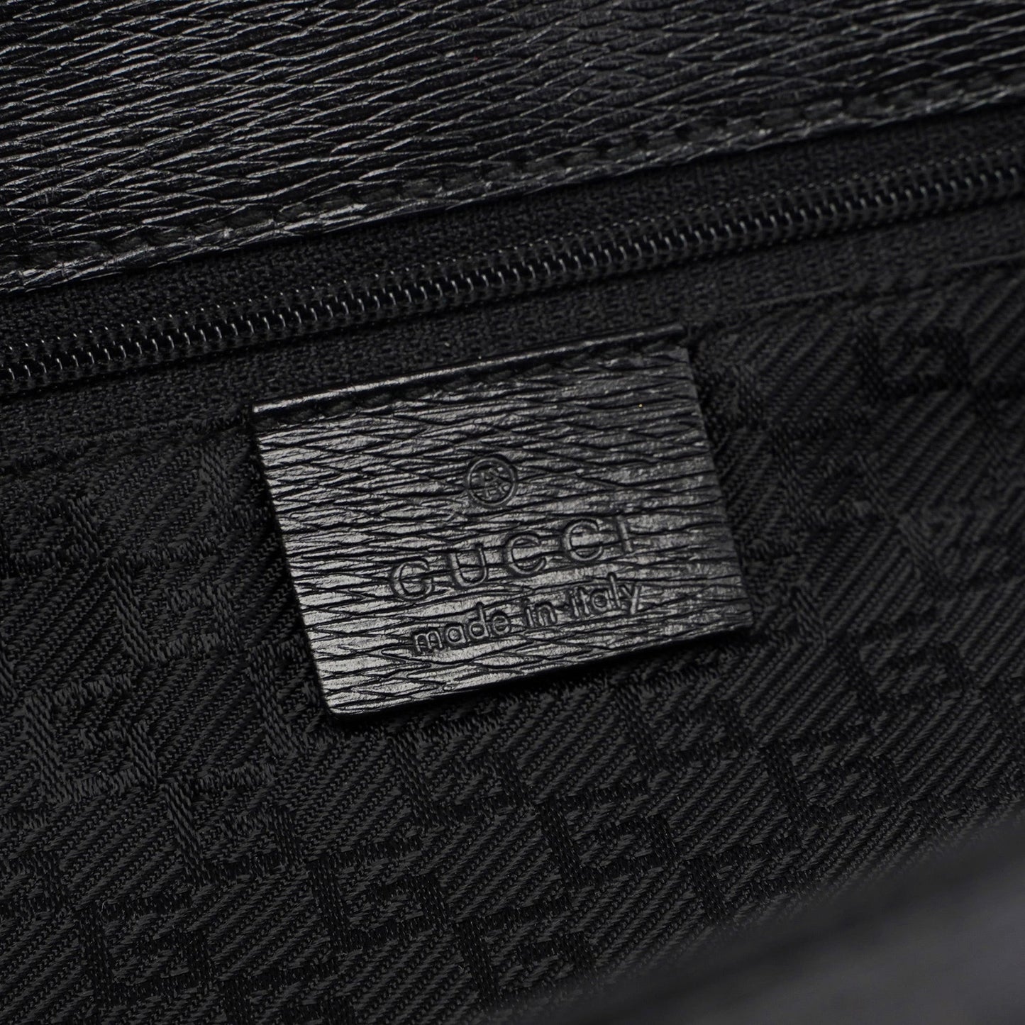 Black Canvas Square G Tote Bag