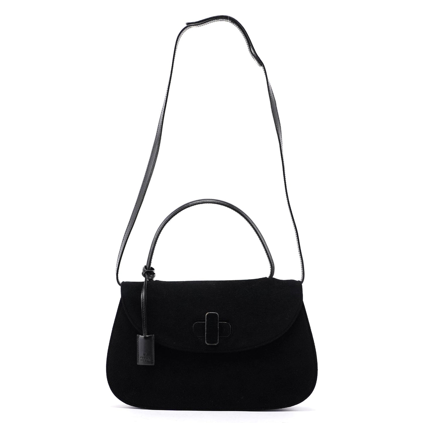 Black Flap Handbag