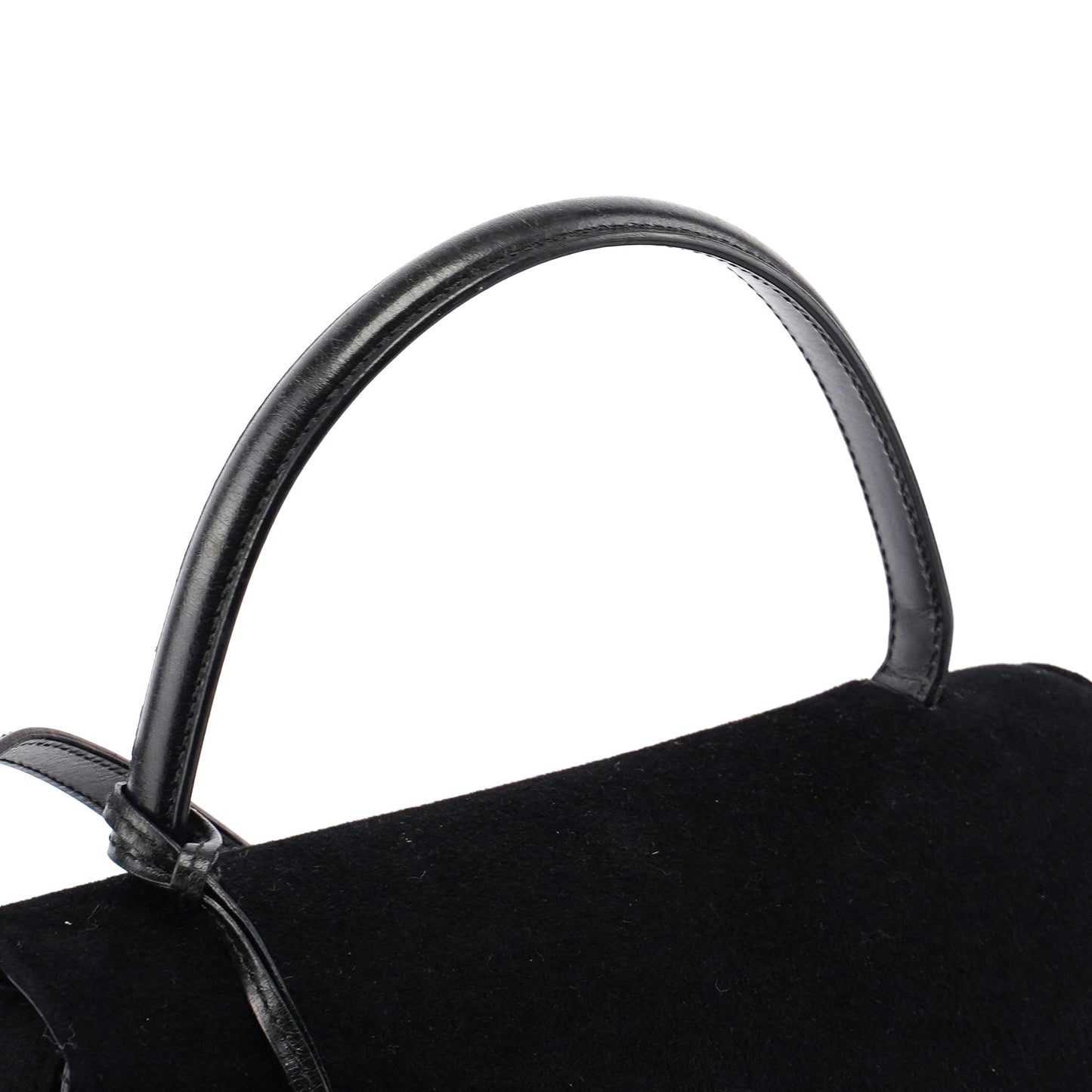 Black Flap Handbag