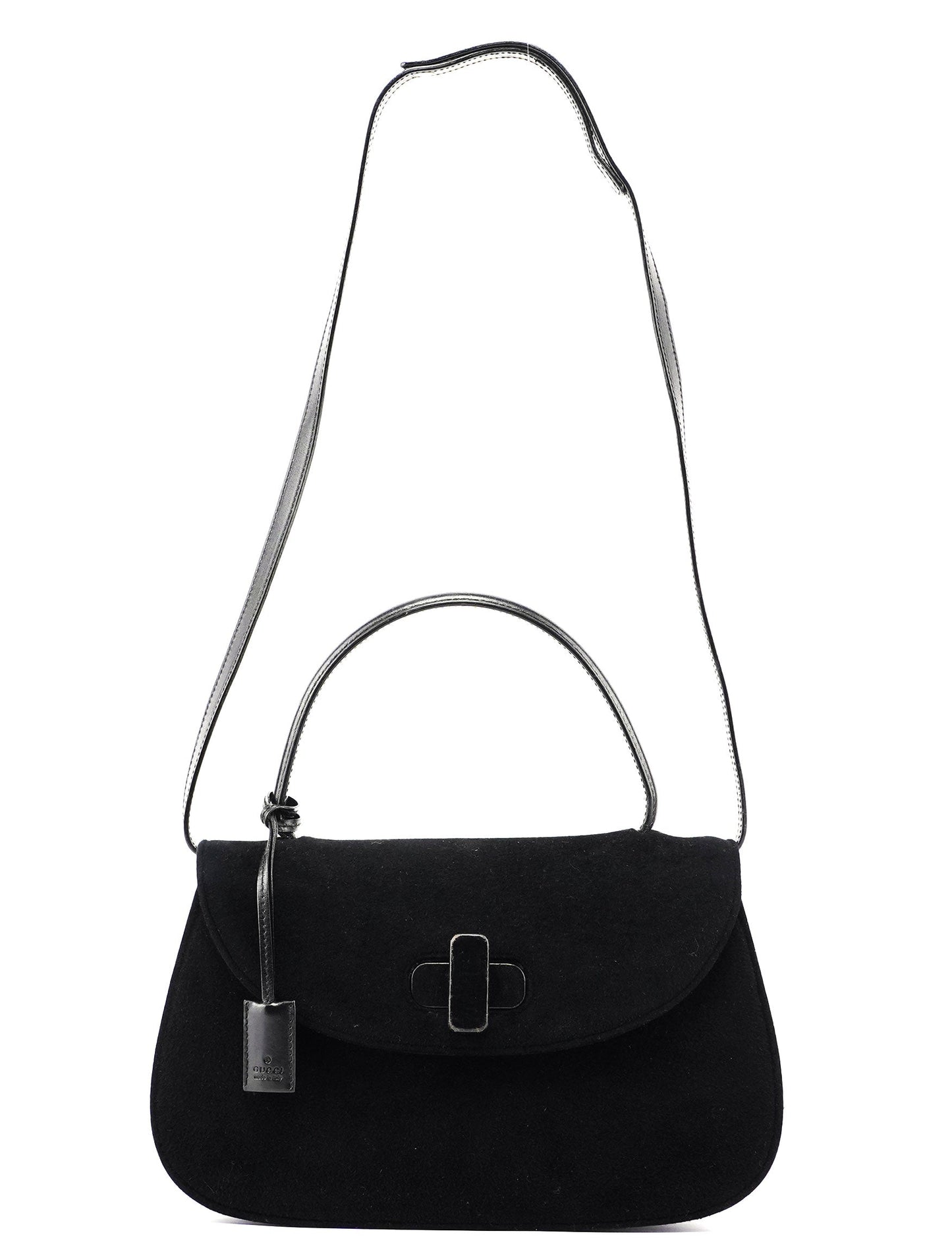 Black Flap Handbag
