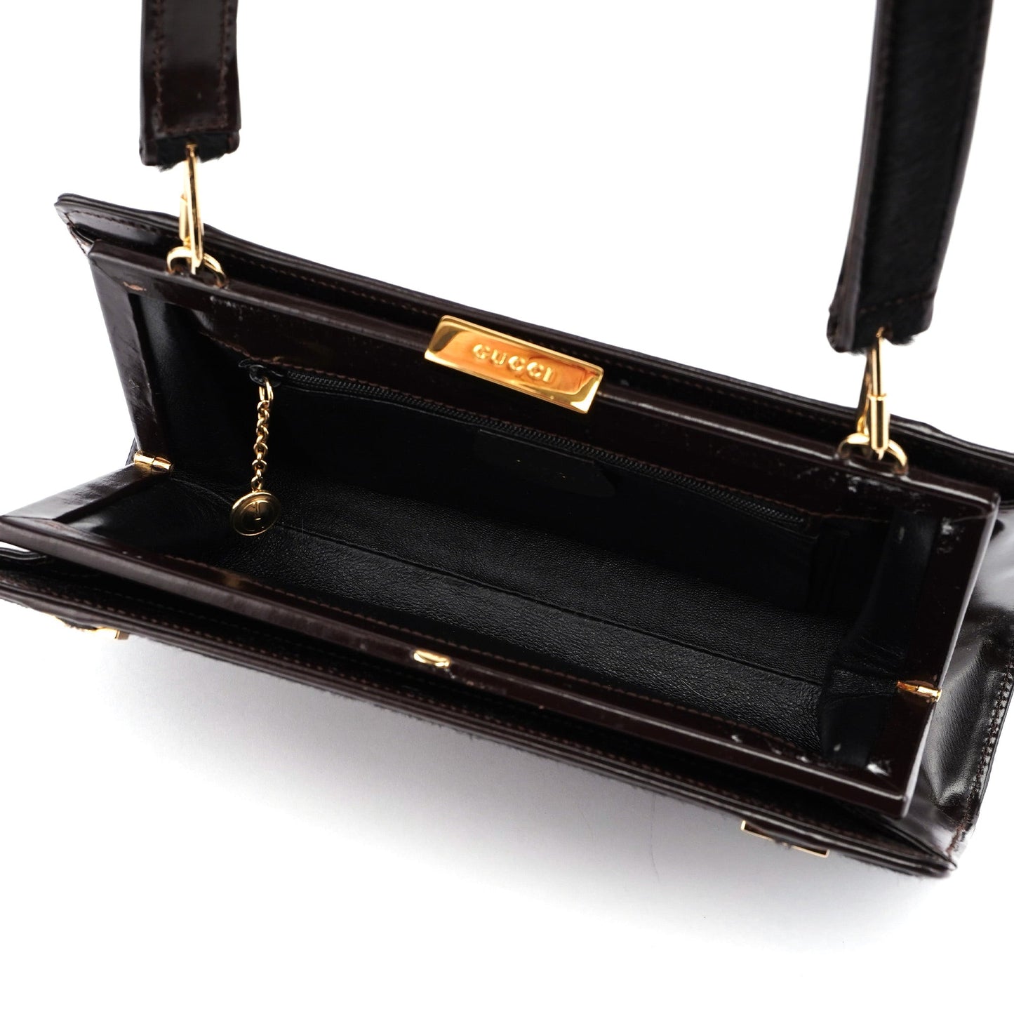 Black Fur Mini Clutch Shoulder Bag