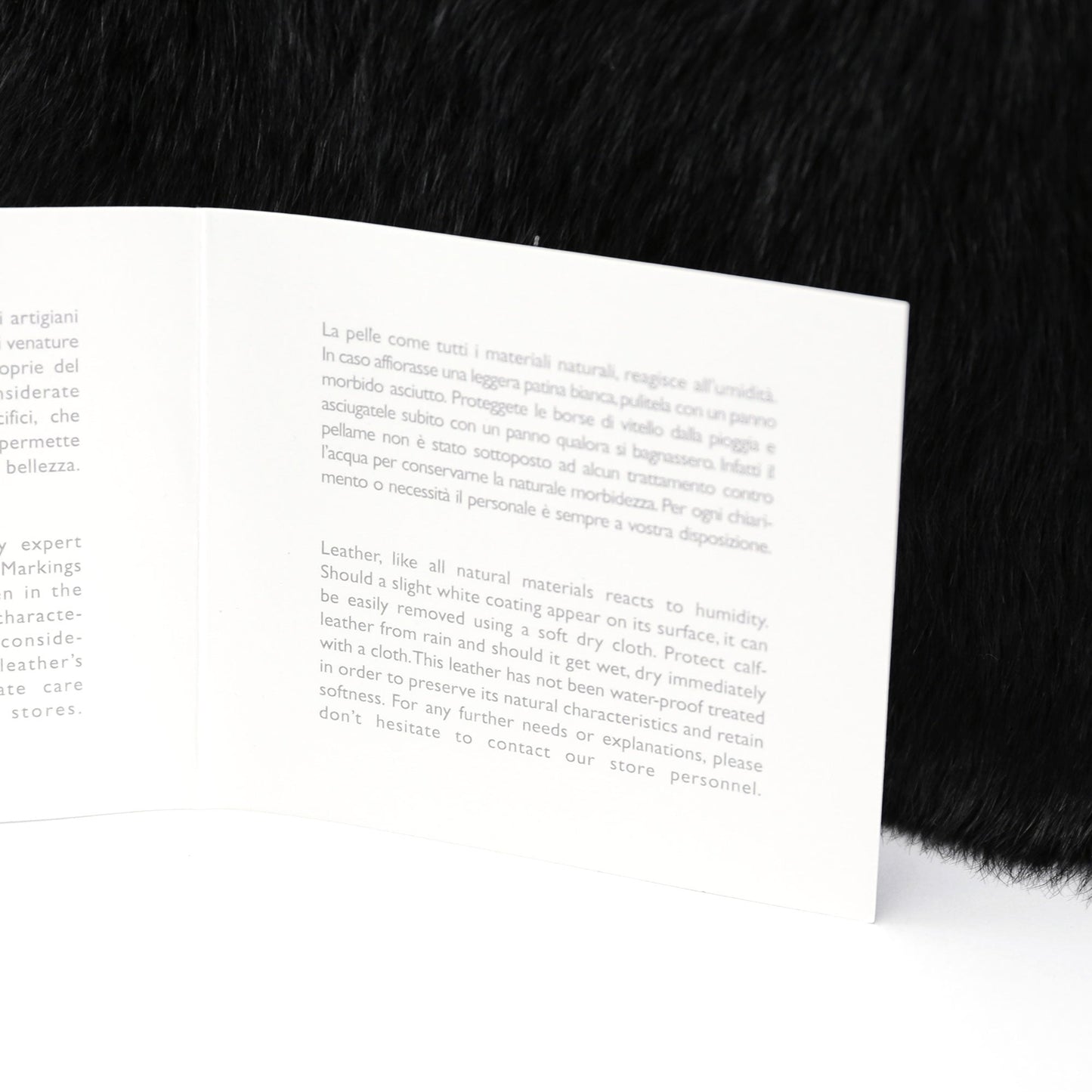 Black Fur Shoulder Bag