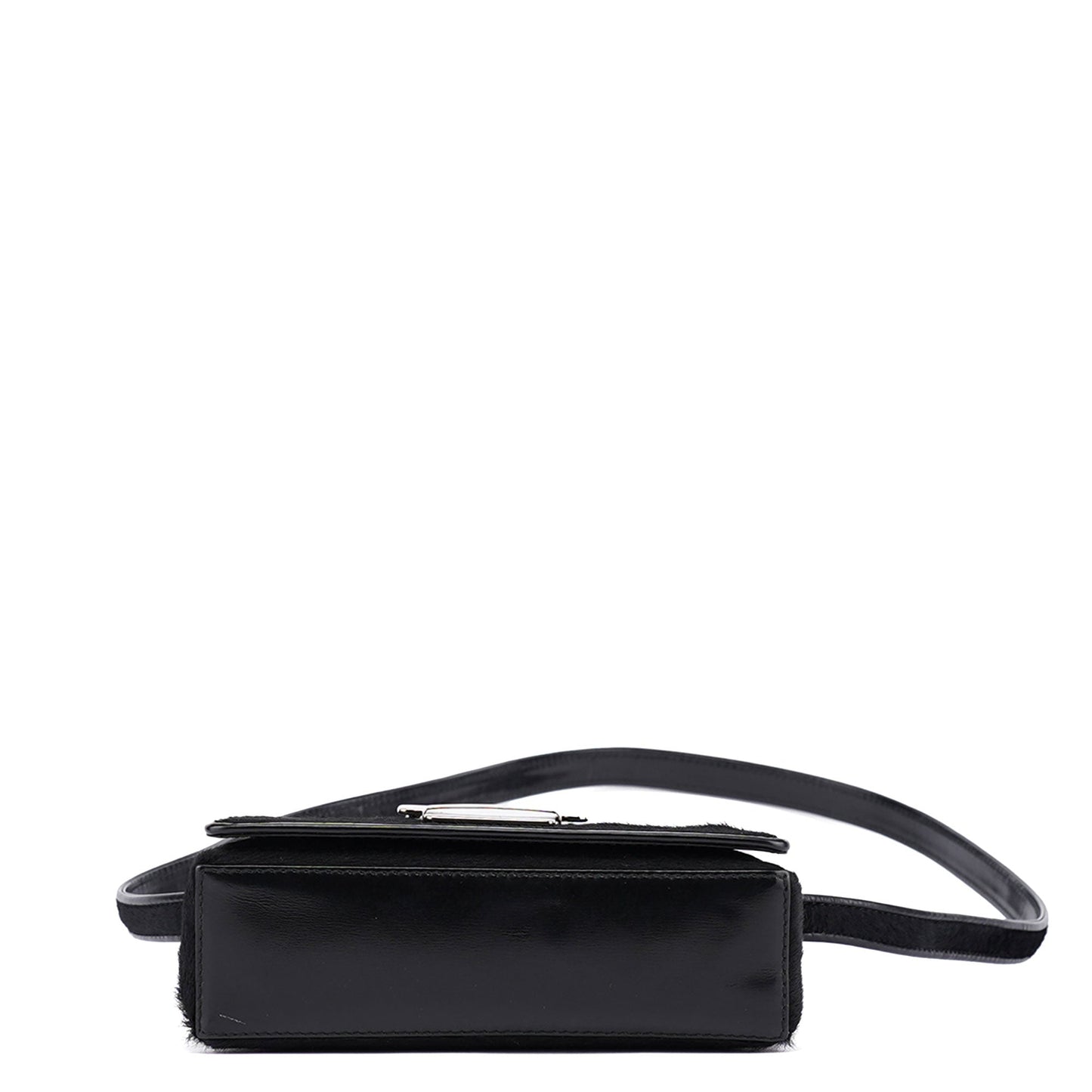 Black Fur Shoulder Bag