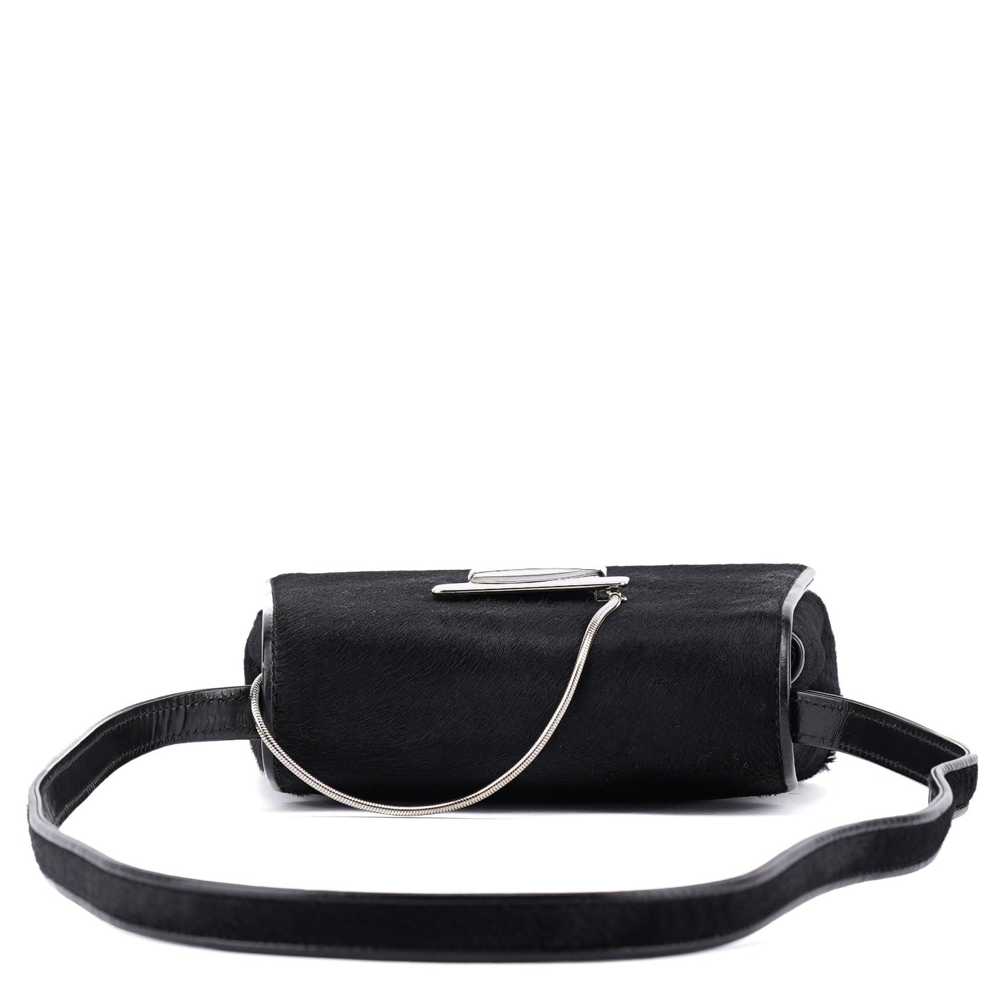 Black Fur Shoulder Bag