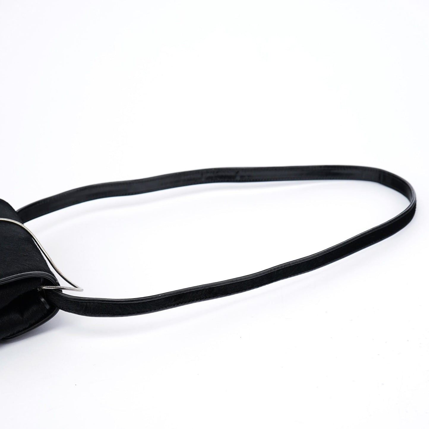 Black Fur Shoulder Bag