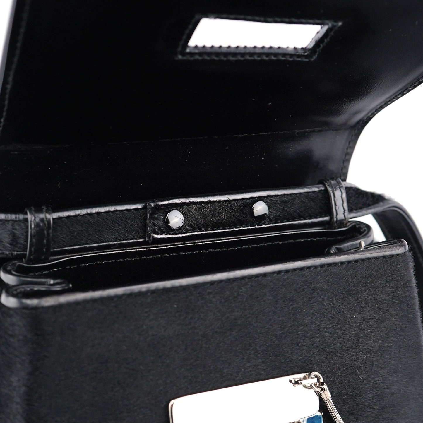 Black Fur Shoulder Bag