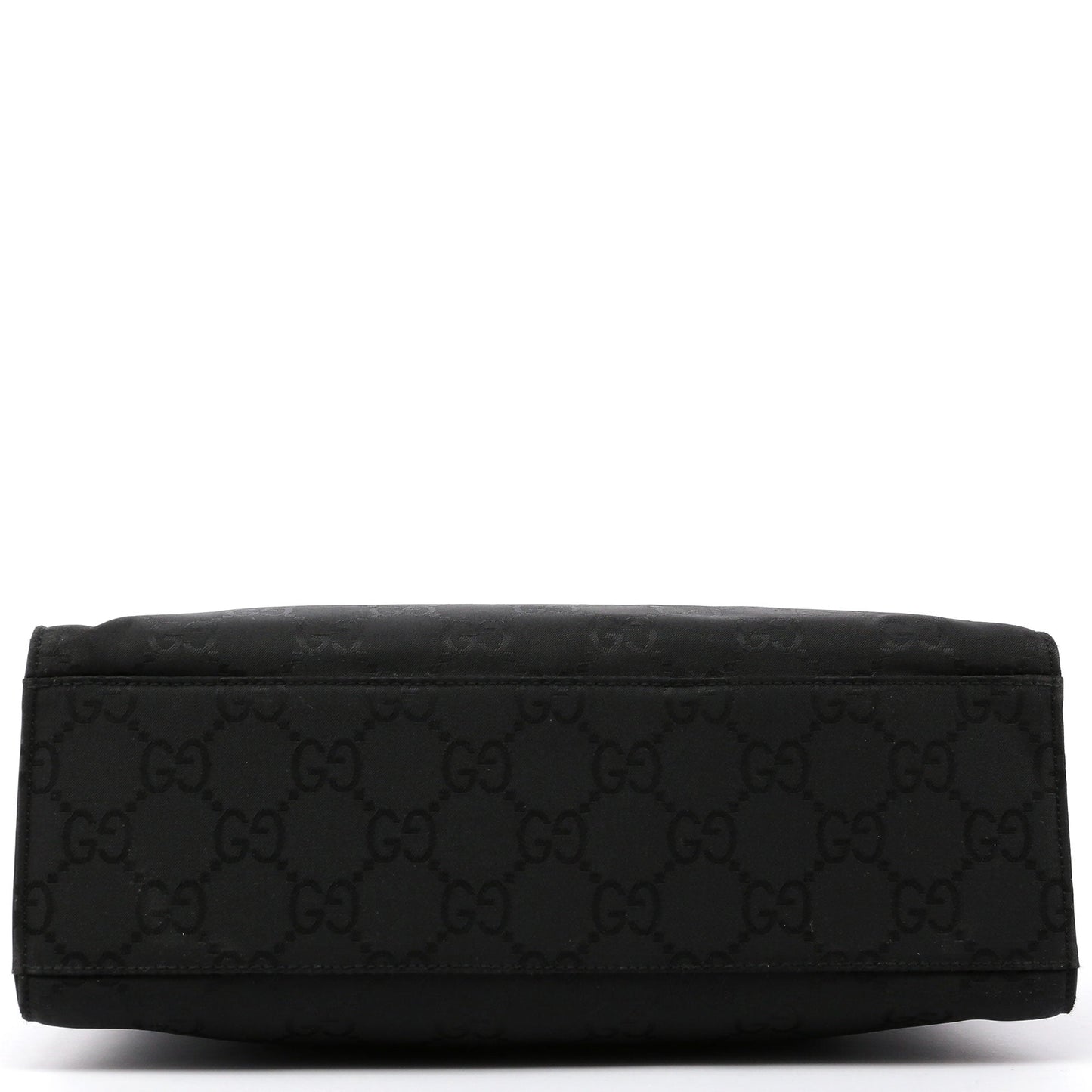 Black GG Bamboo 2-Way Tote