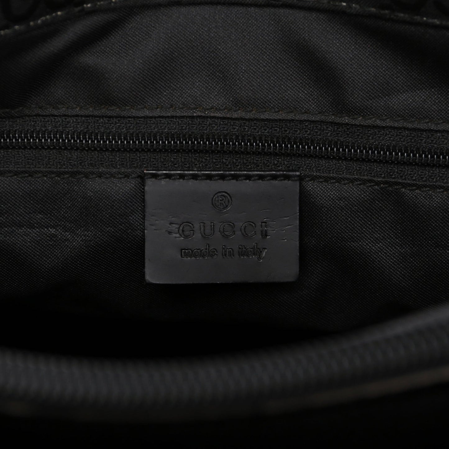 Black GG Bamboo 2-Way Tote