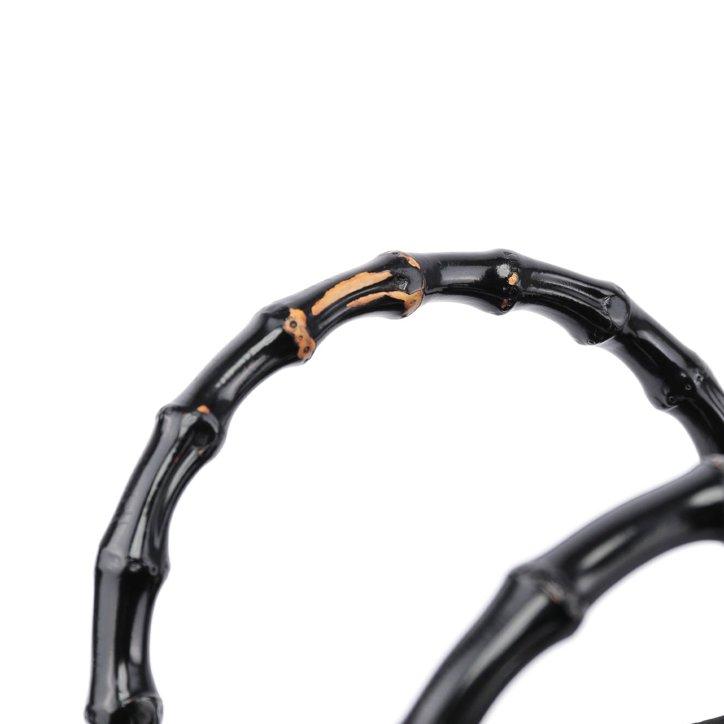 Black GG Bamboo 2-Way Tote