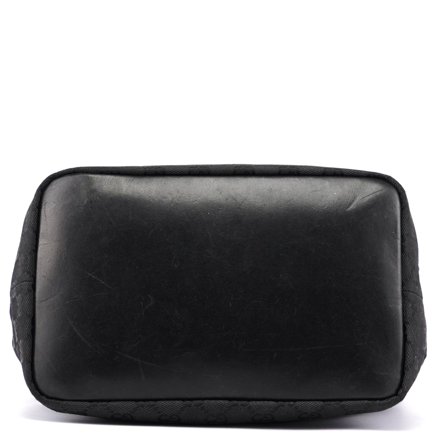 Black GG Bamboo Hobo Shoulder Bag