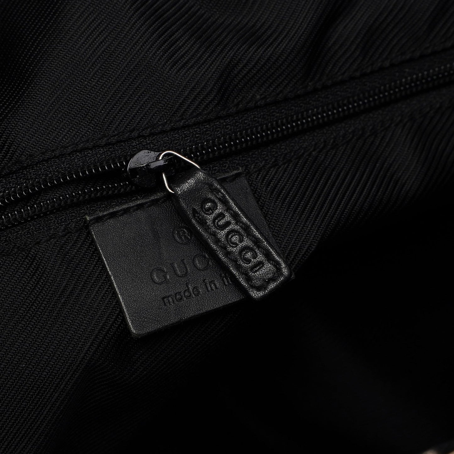 Black GG Bamboo Shoulder Bag 2-Way