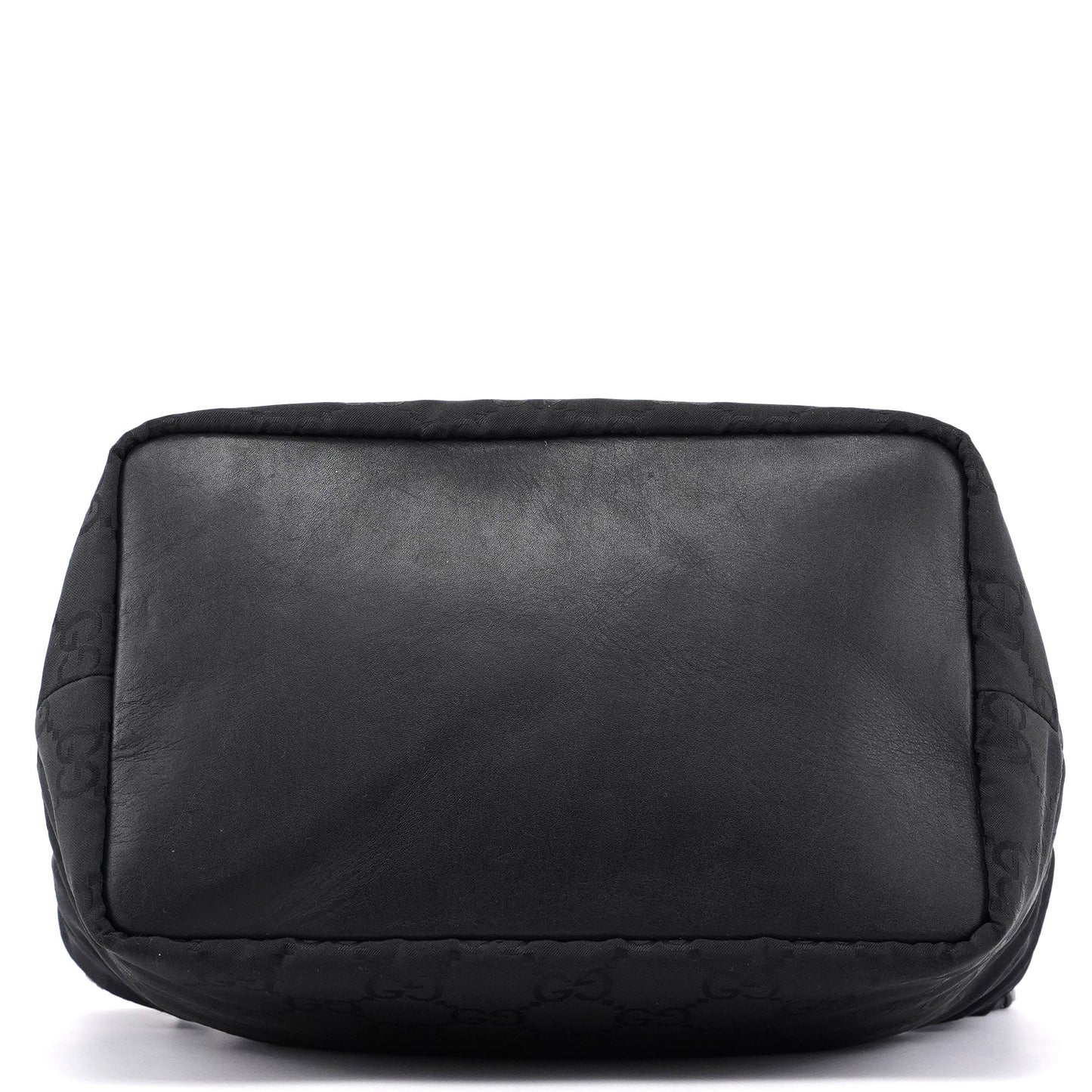 Black GG Bamboo Shoulder Bag
