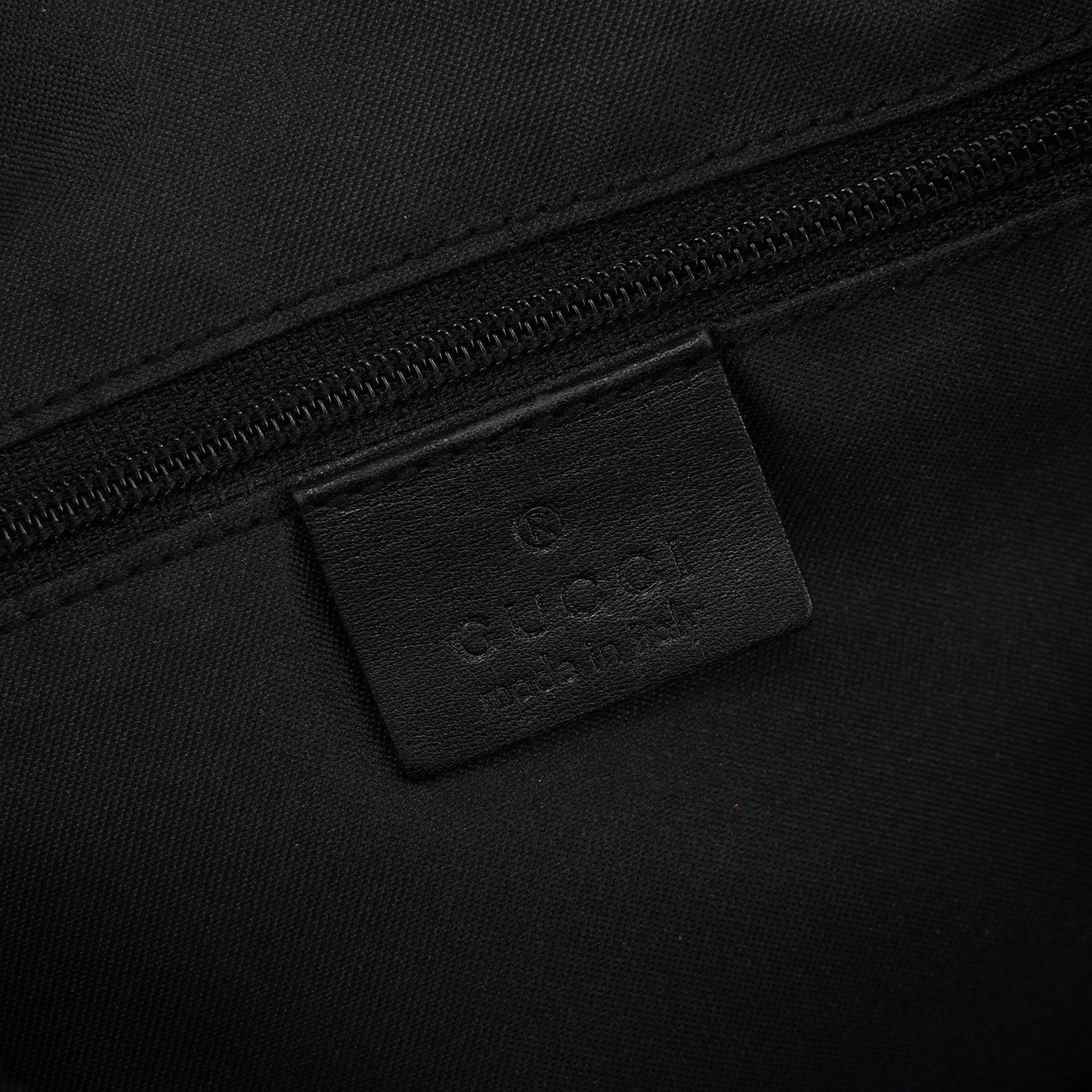 Black GG Bamboo Shoulder Bag