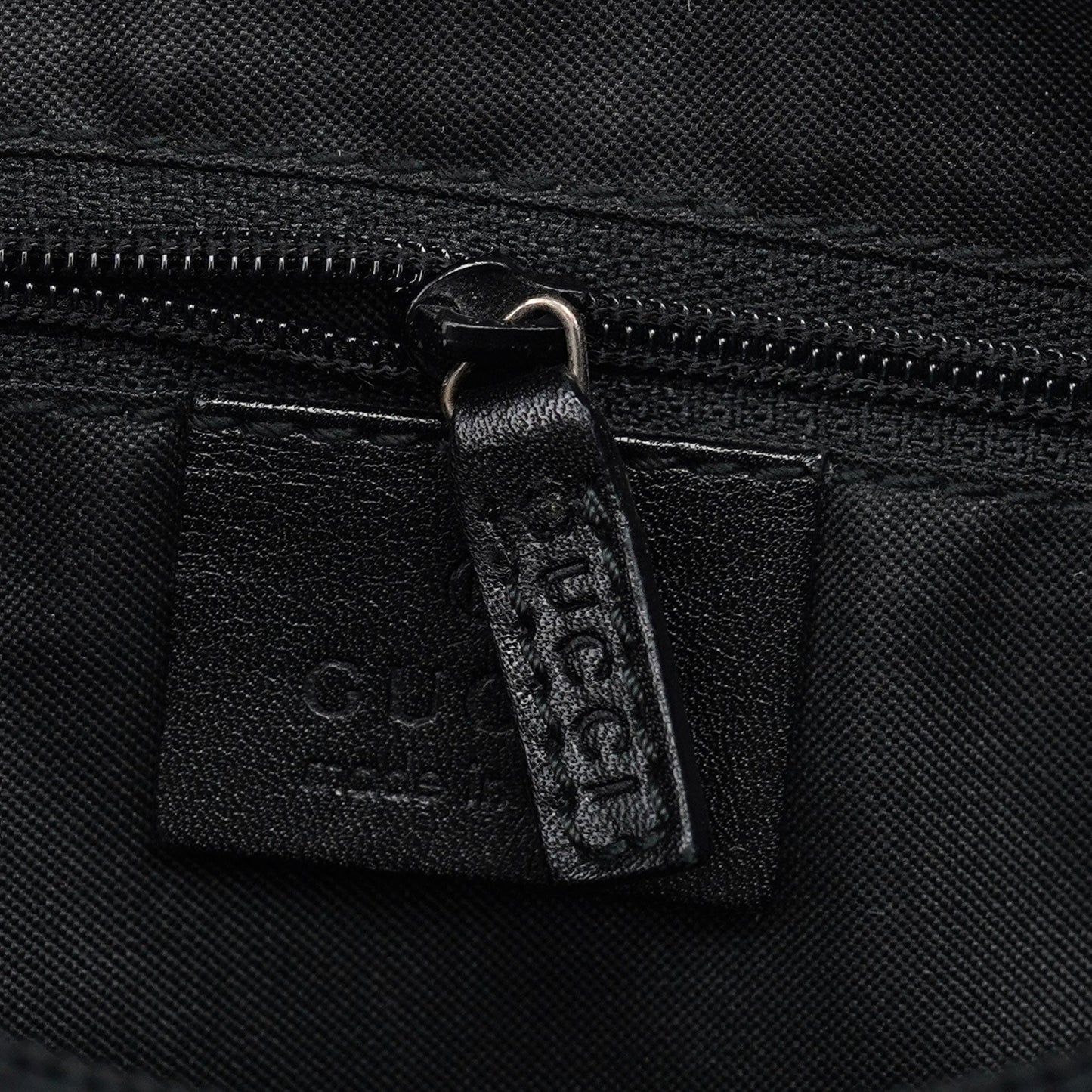 Black GG Bamboo Shoulder Bag