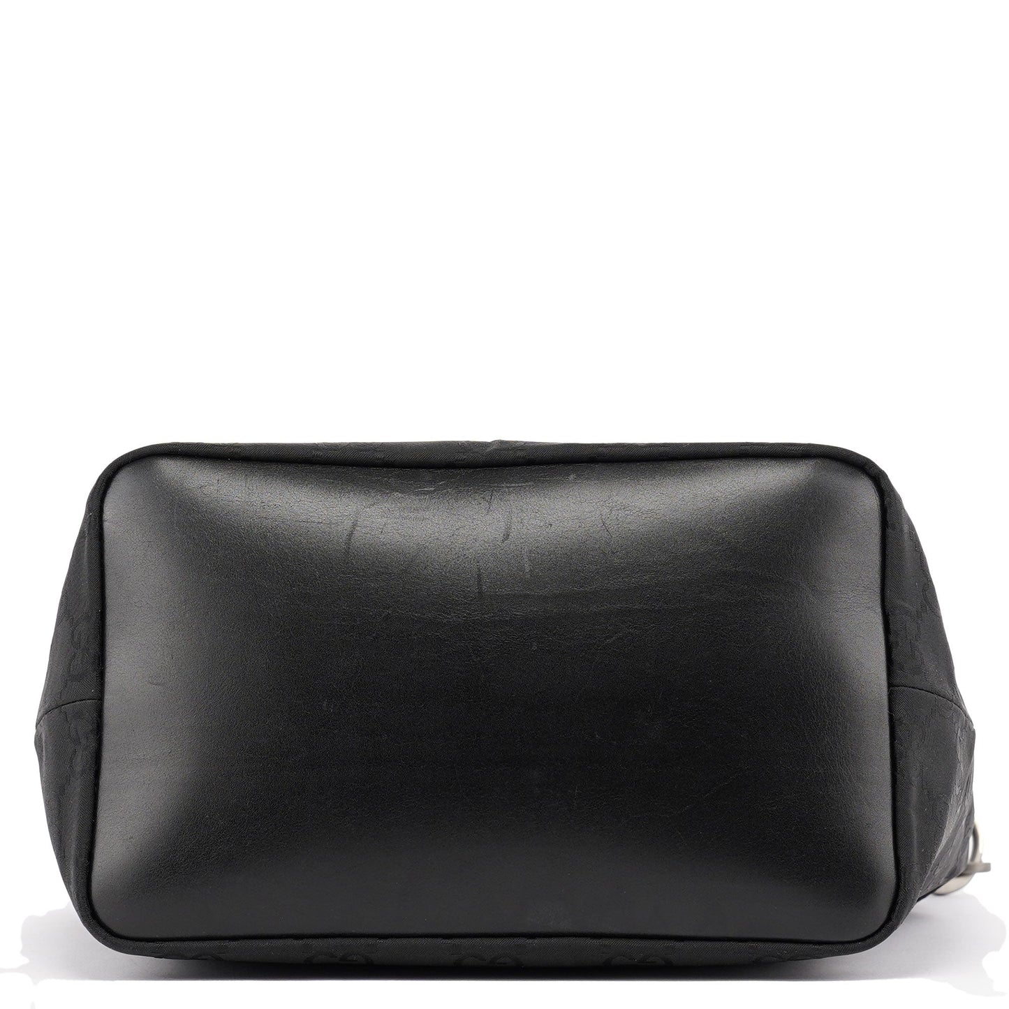 Black GG Bamboo Shoulder Bag