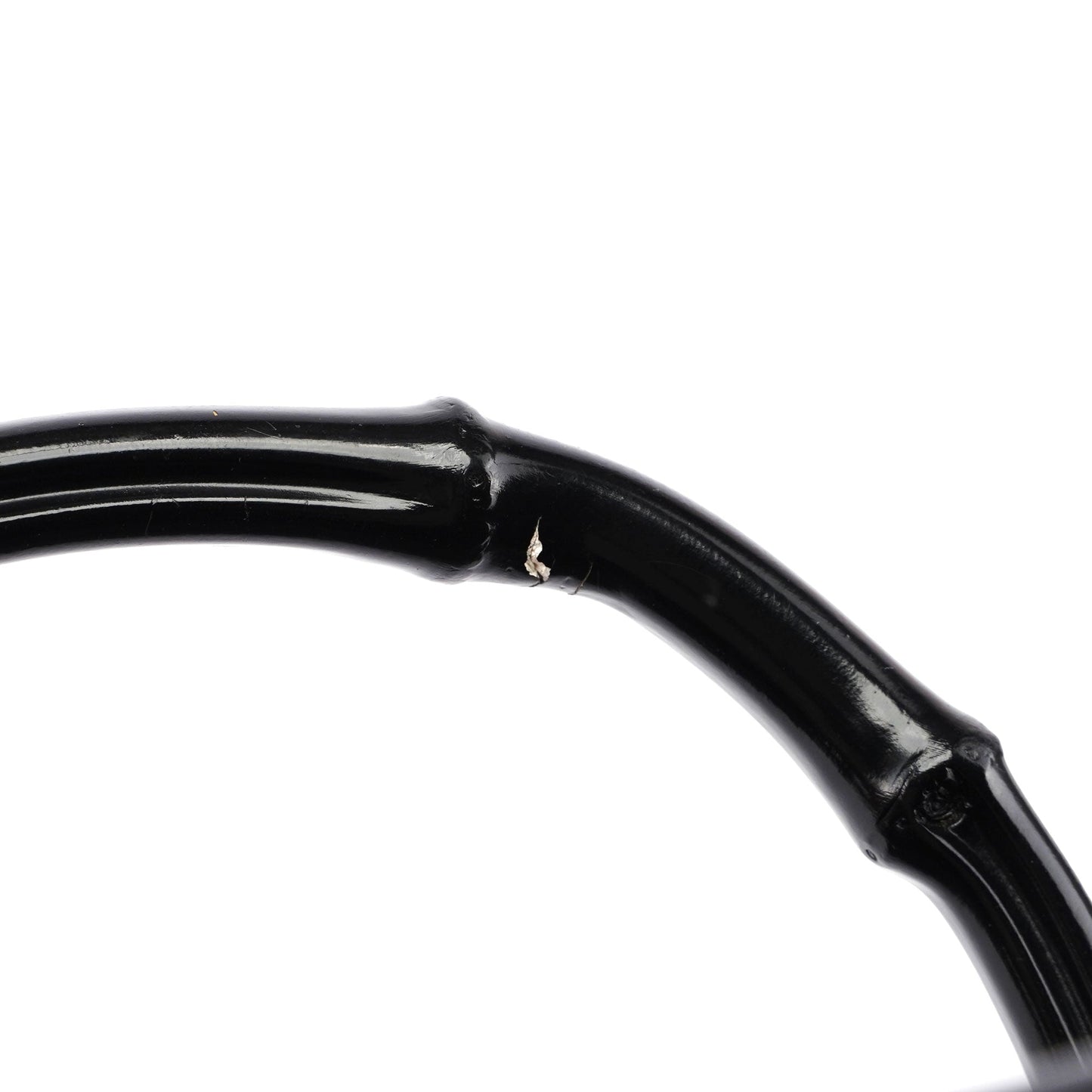 Black GG Bamboo Tote