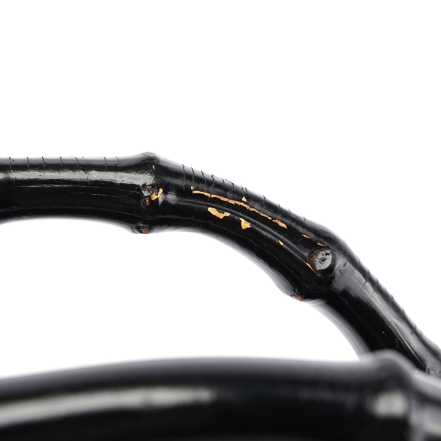 Black GG Bamboo Tote