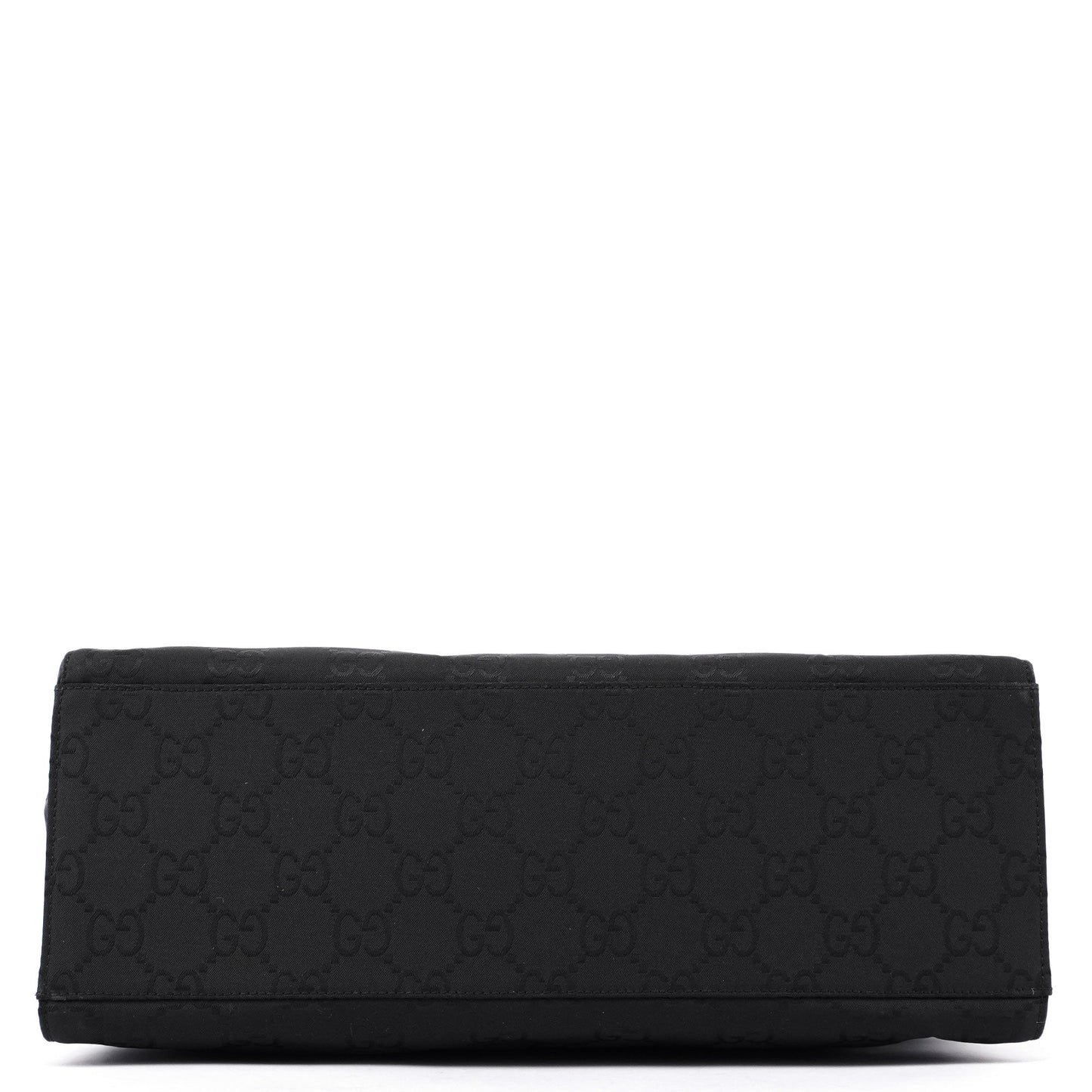 Black GG Bamboo Tote