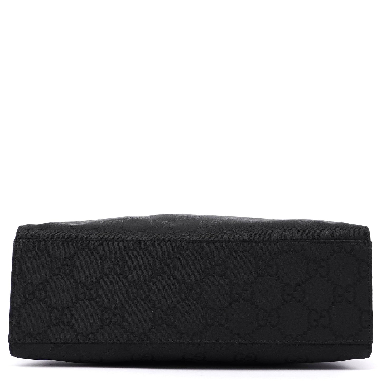 Black GG Bamboo Tote