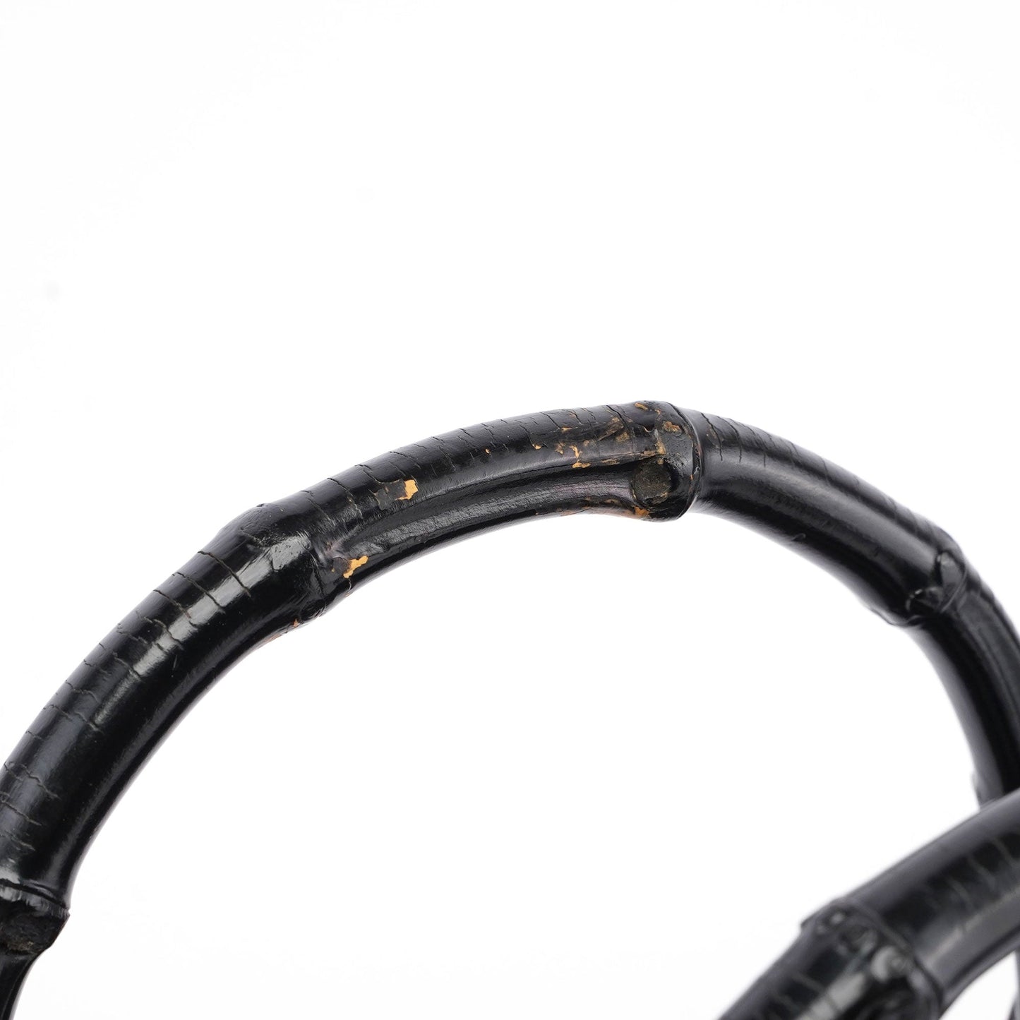 Black GG Bamboo Tote