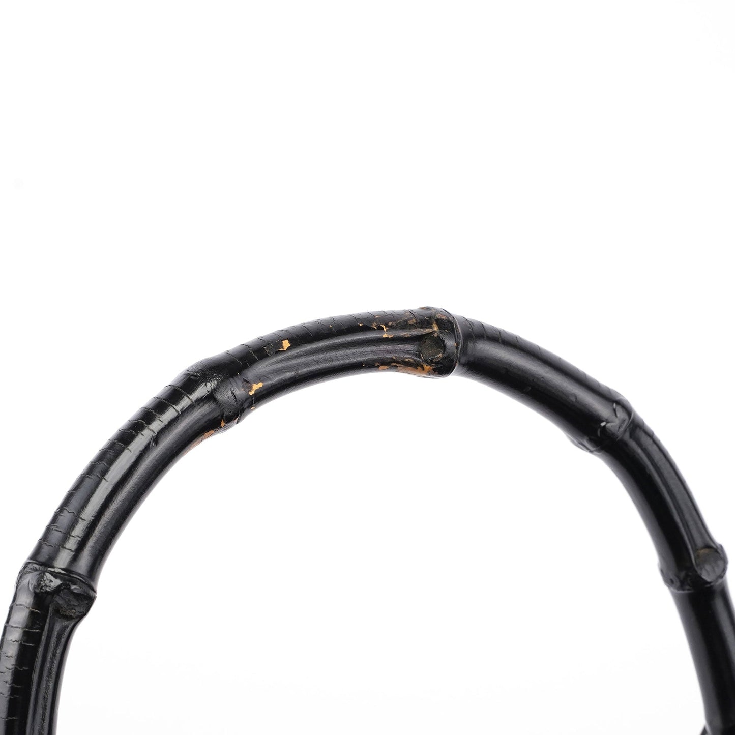 Black GG Bamboo Tote