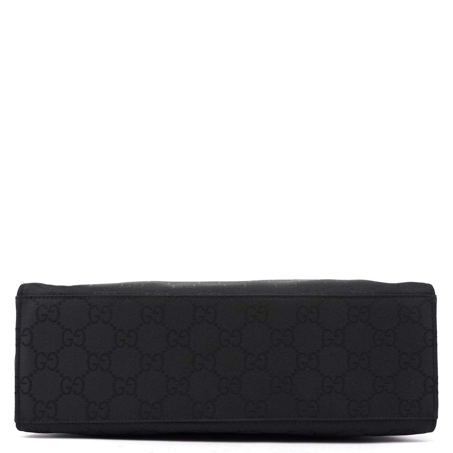 Black GG Bamboo Tote