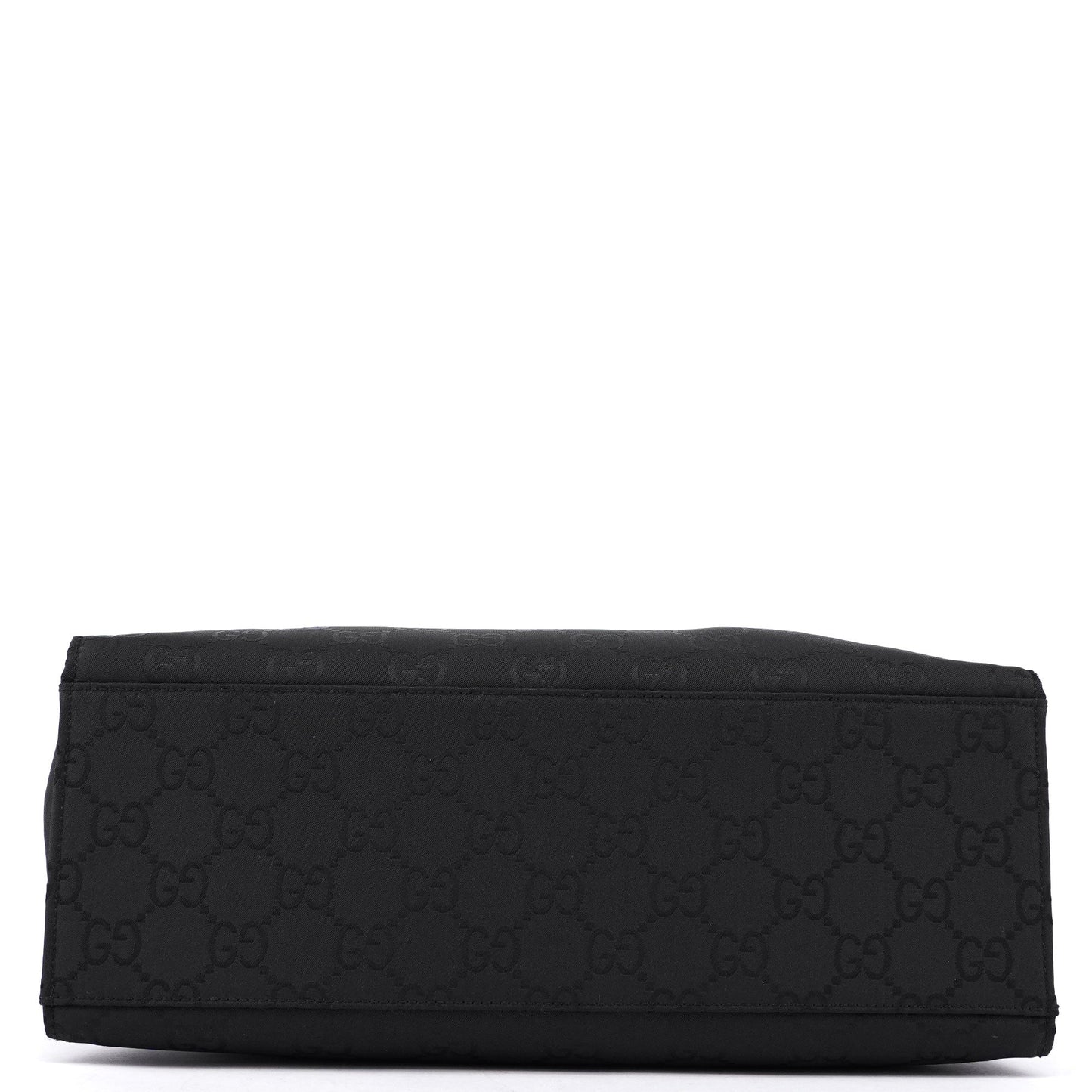 Black GG Bamboo Tote