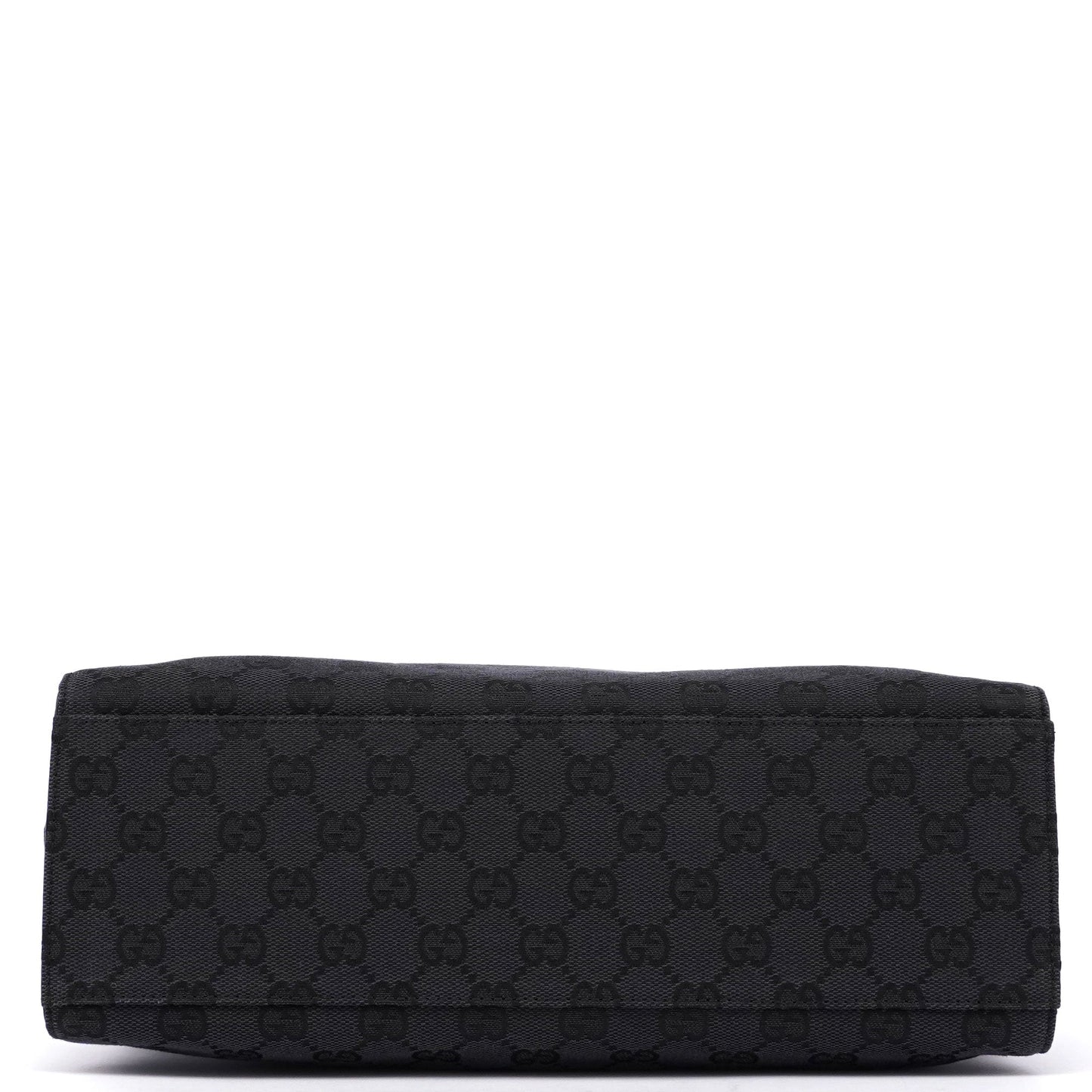 Black GG Bamboo Tote