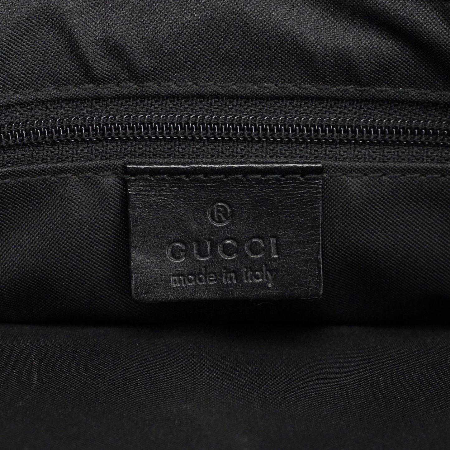 Black GG Bamboo Tote