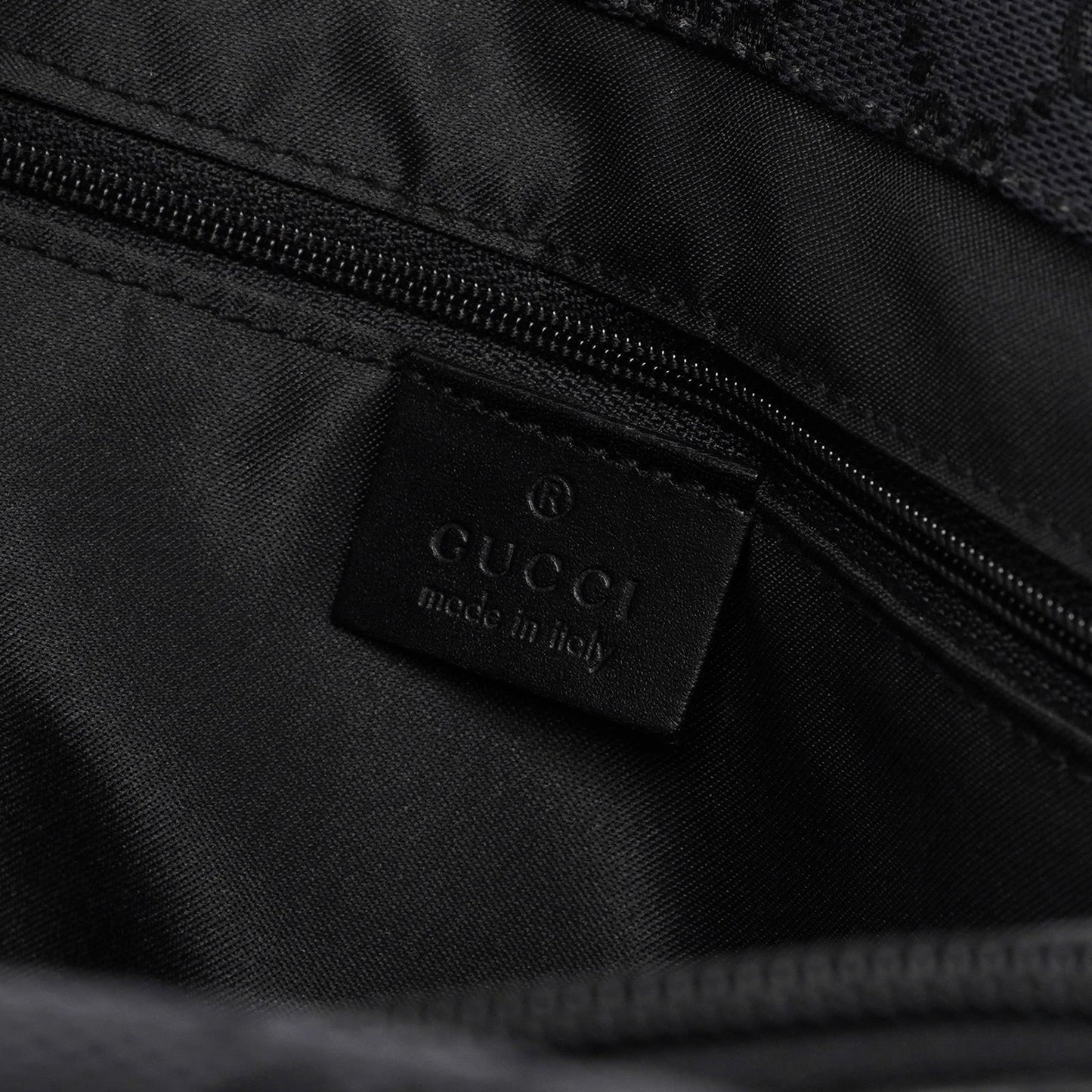 Black GG Bamboo Tote