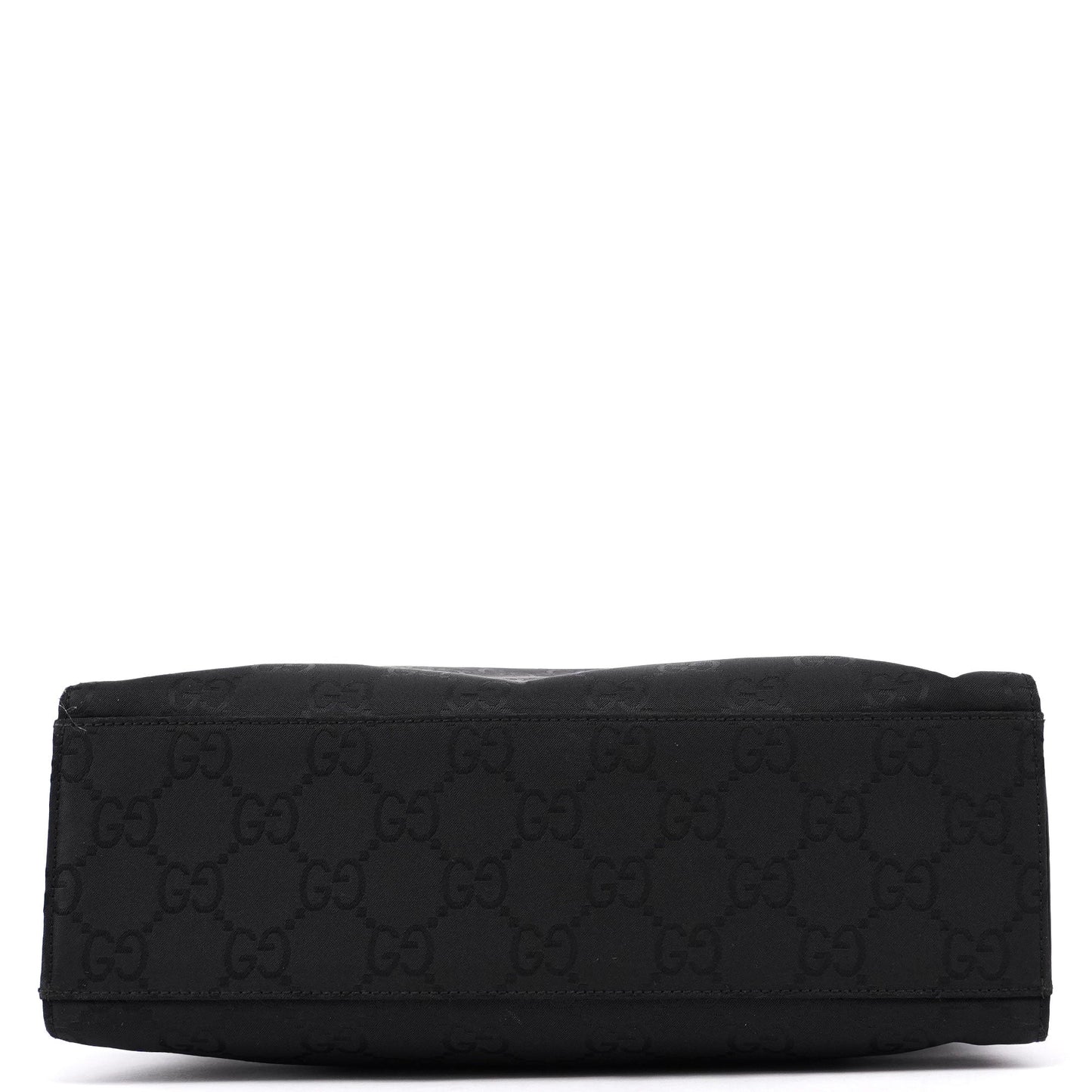 Black GG Bamboo Tote