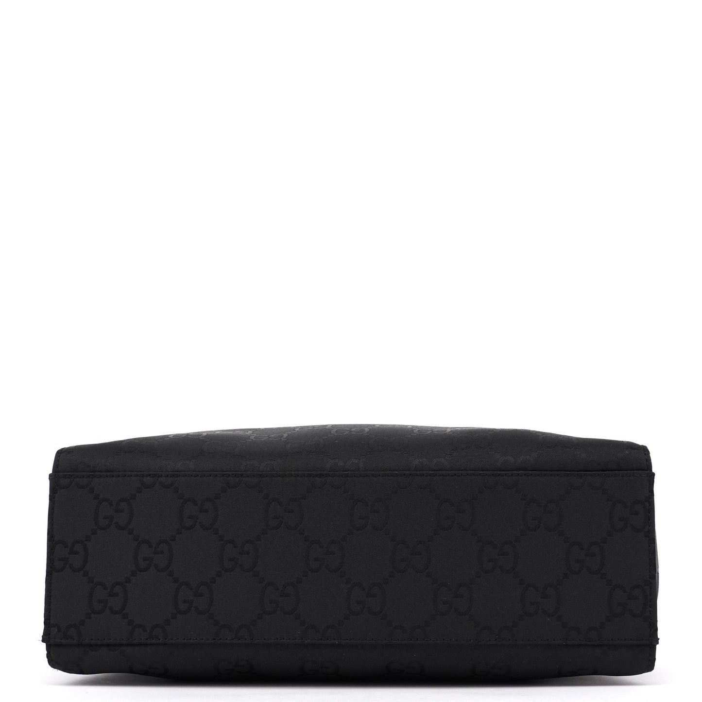 Black GG Bamboo Tote