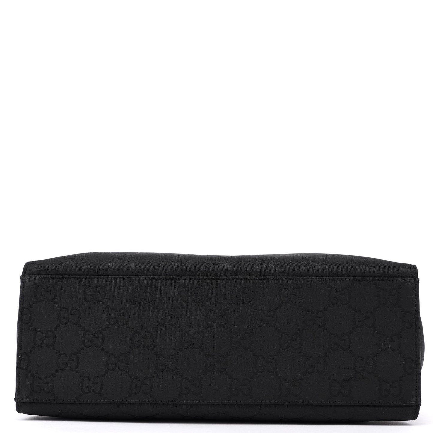 Black GG Bamboo Tote