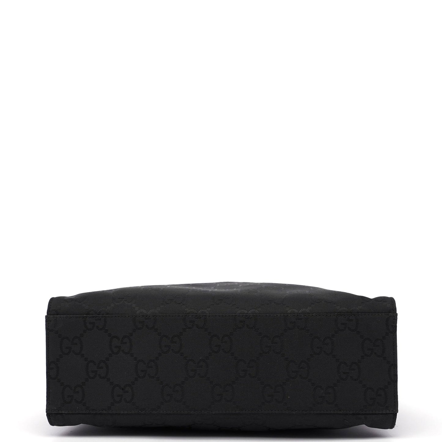 Black GG Bamboo Tote Bag