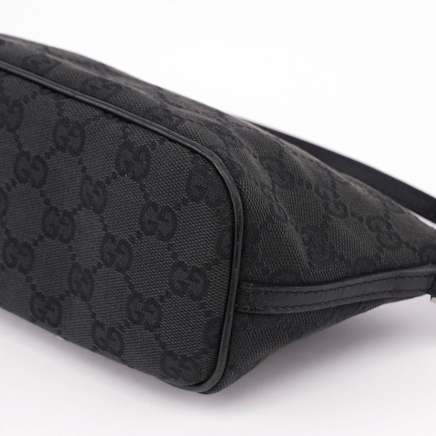 Black GG Boat Pochette