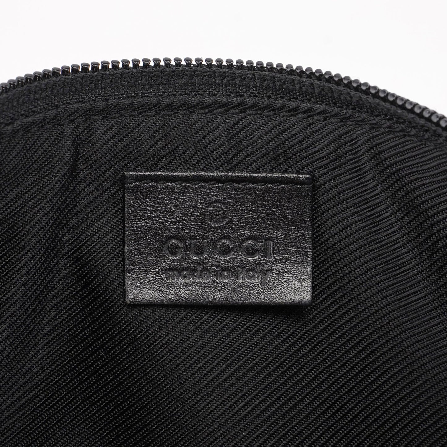 Black GG Boat Pochette