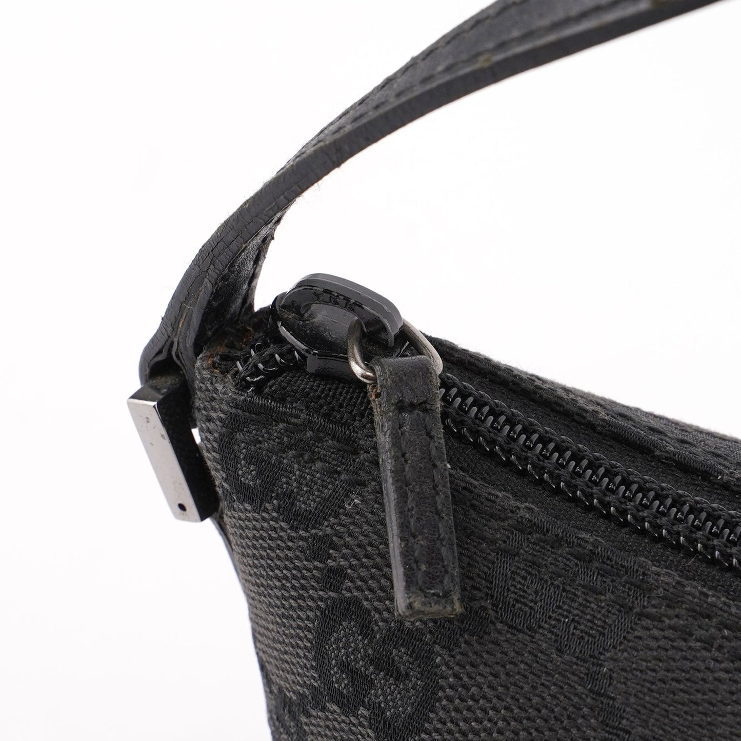 Black GG Boat Pochette