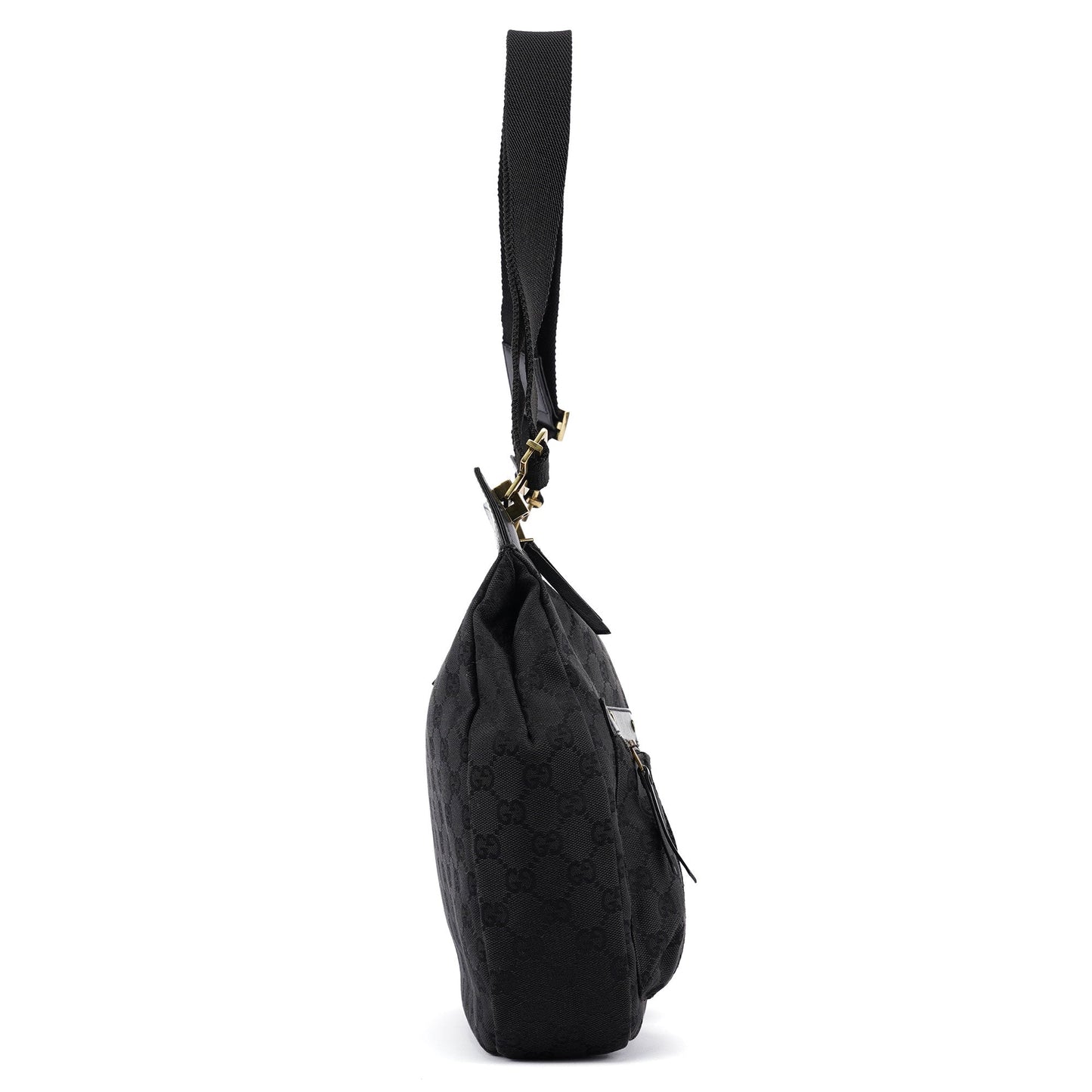 Black GG Canvas Crossbody Bag