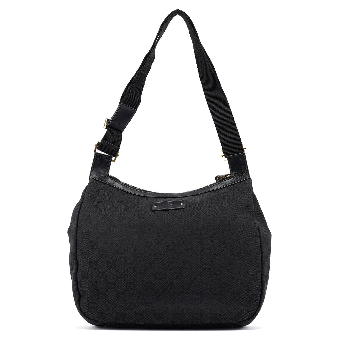Black GG Canvas Crossbody Bag