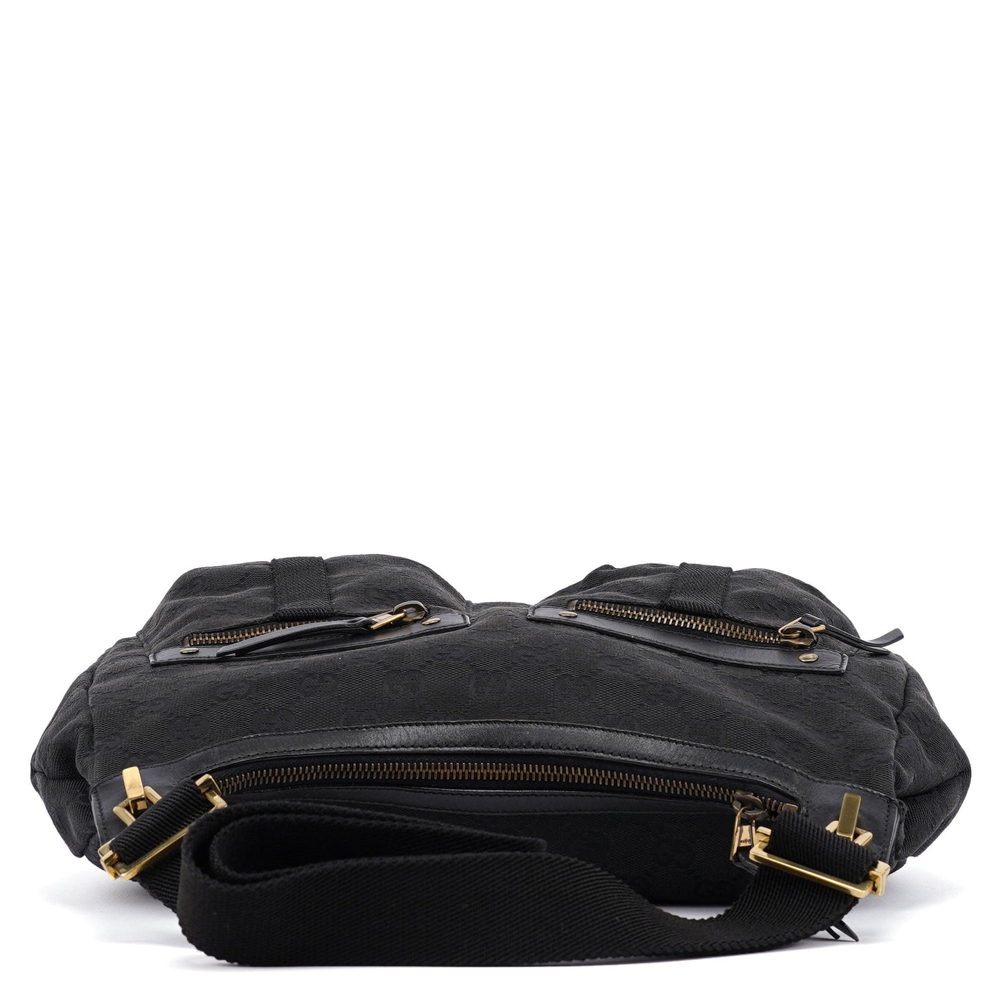 Black GG Canvas Crossbody Bag