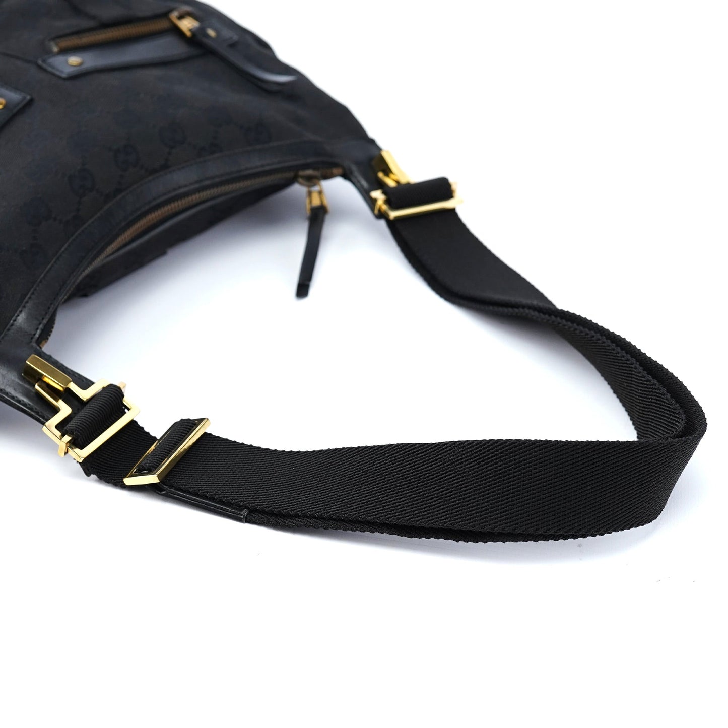 Black GG Canvas Crossbody Bag