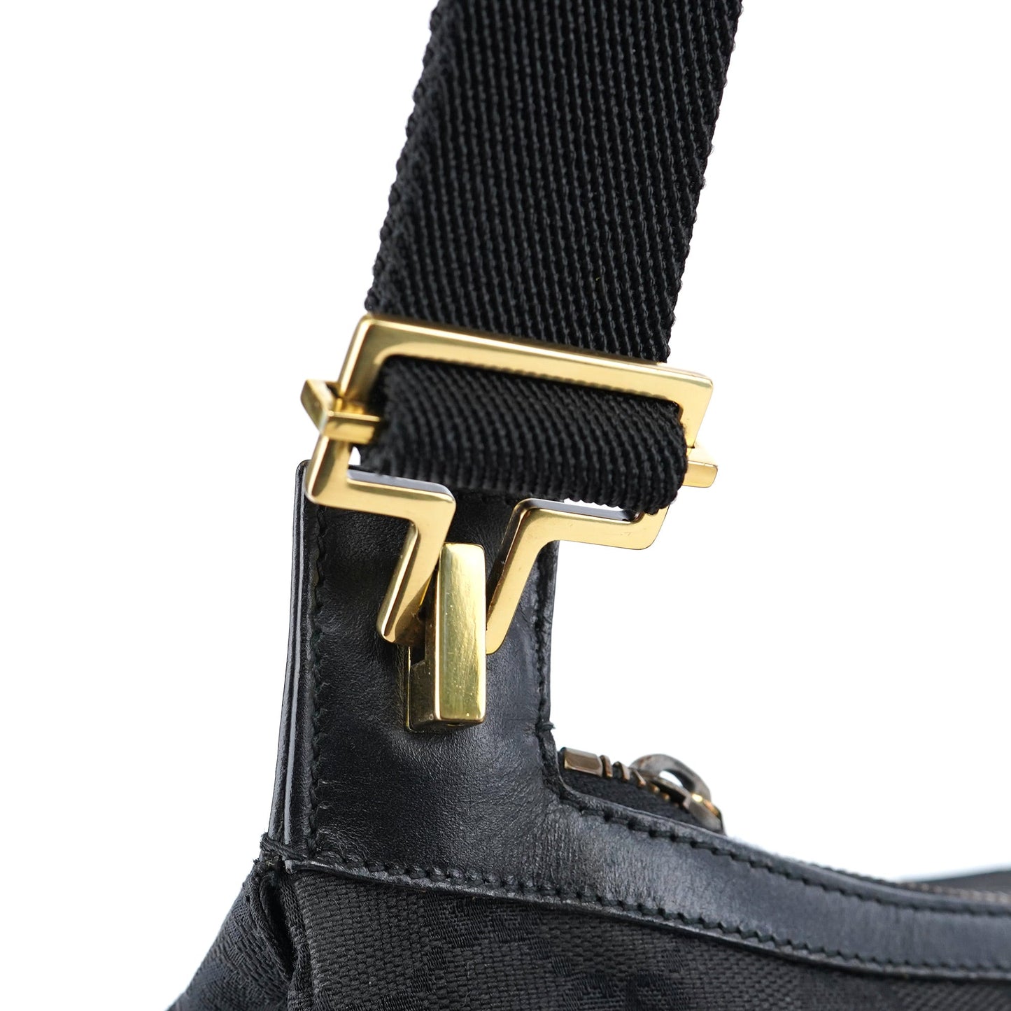 Black GG Canvas Crossbody Bag